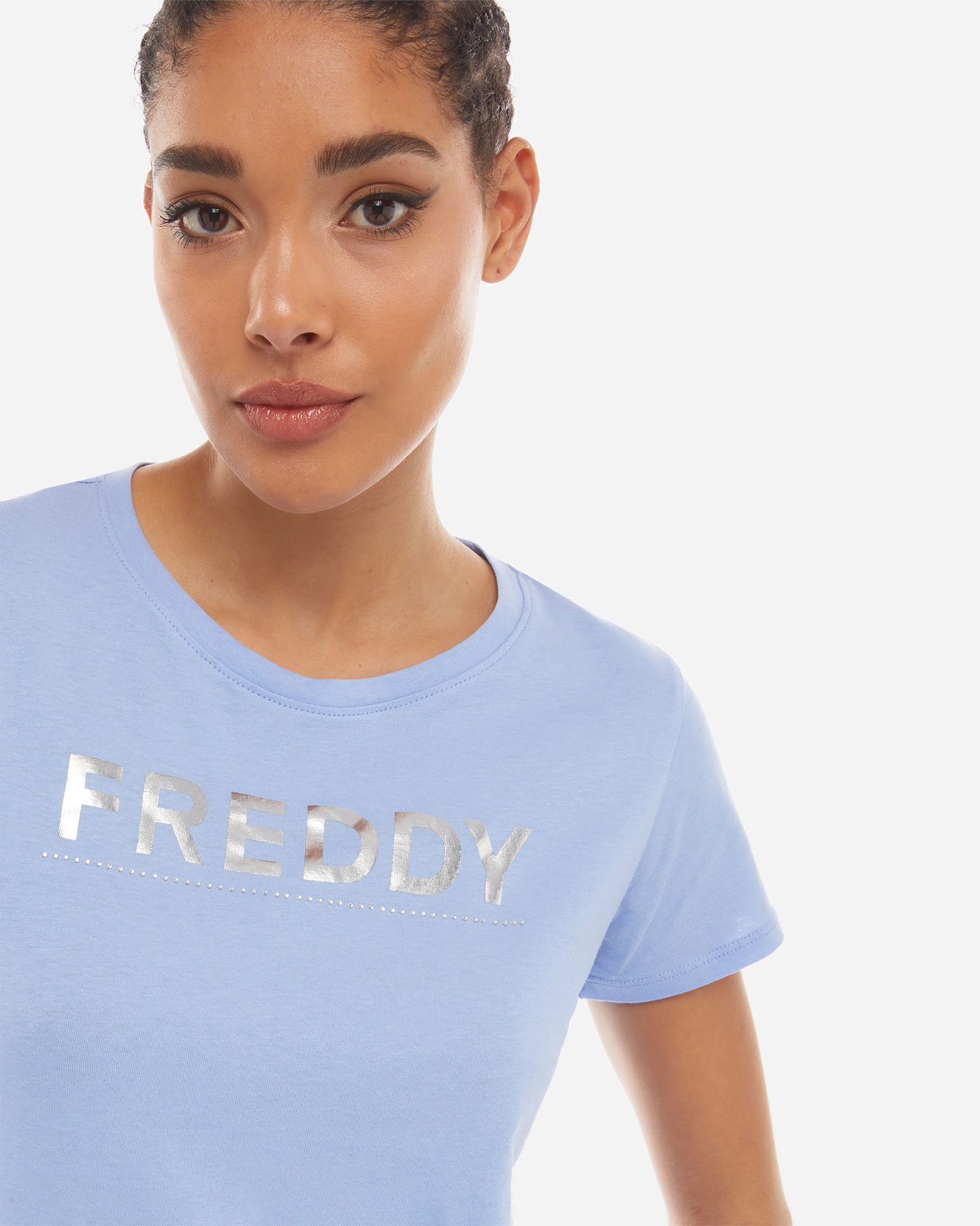 T-shirt FREDDY BIG LOGO W - Azzurro - 4 | Cisalfa Sport