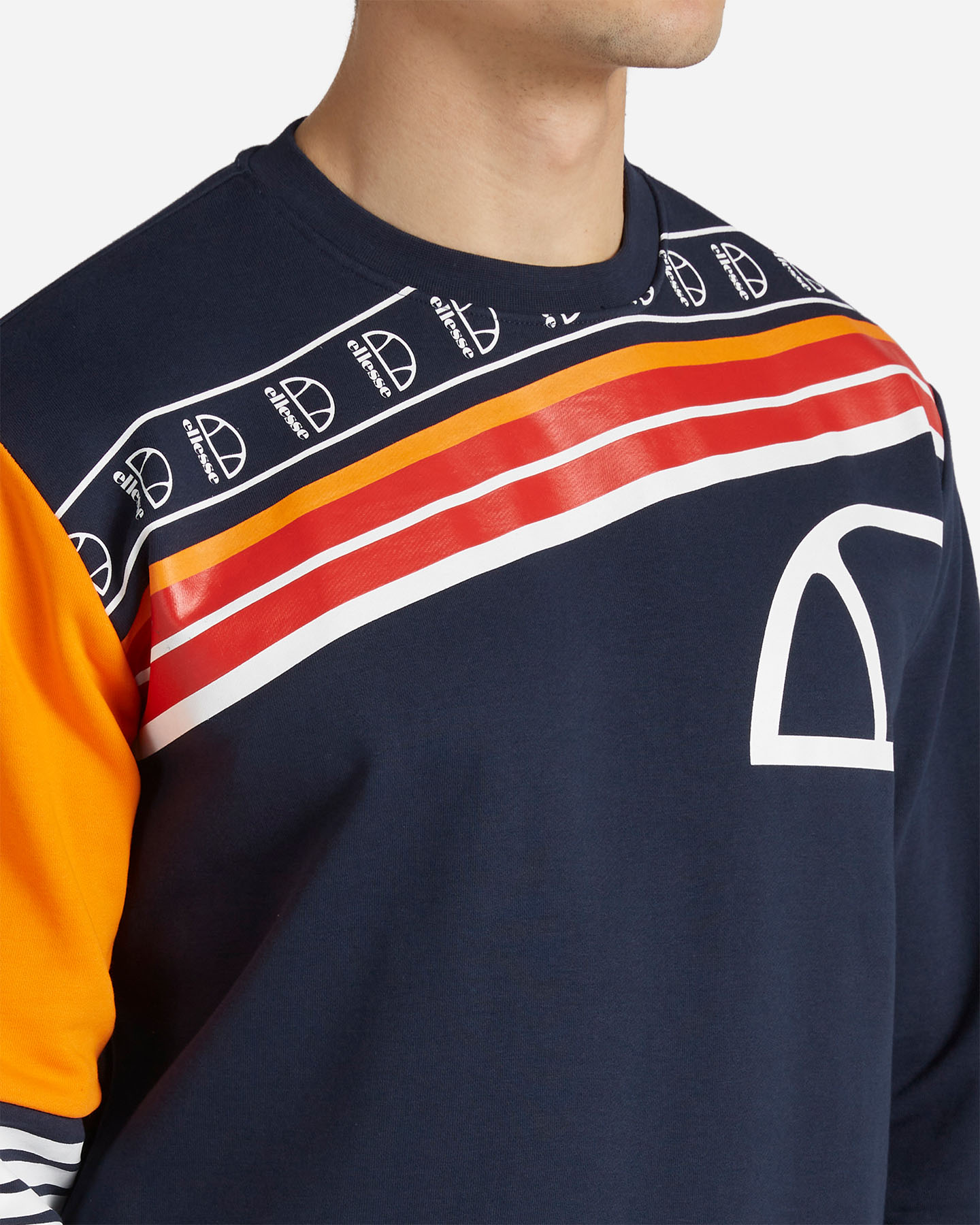 Felpa ELLESSE FASHION M - Blu - 4 | Cisalfa Sport