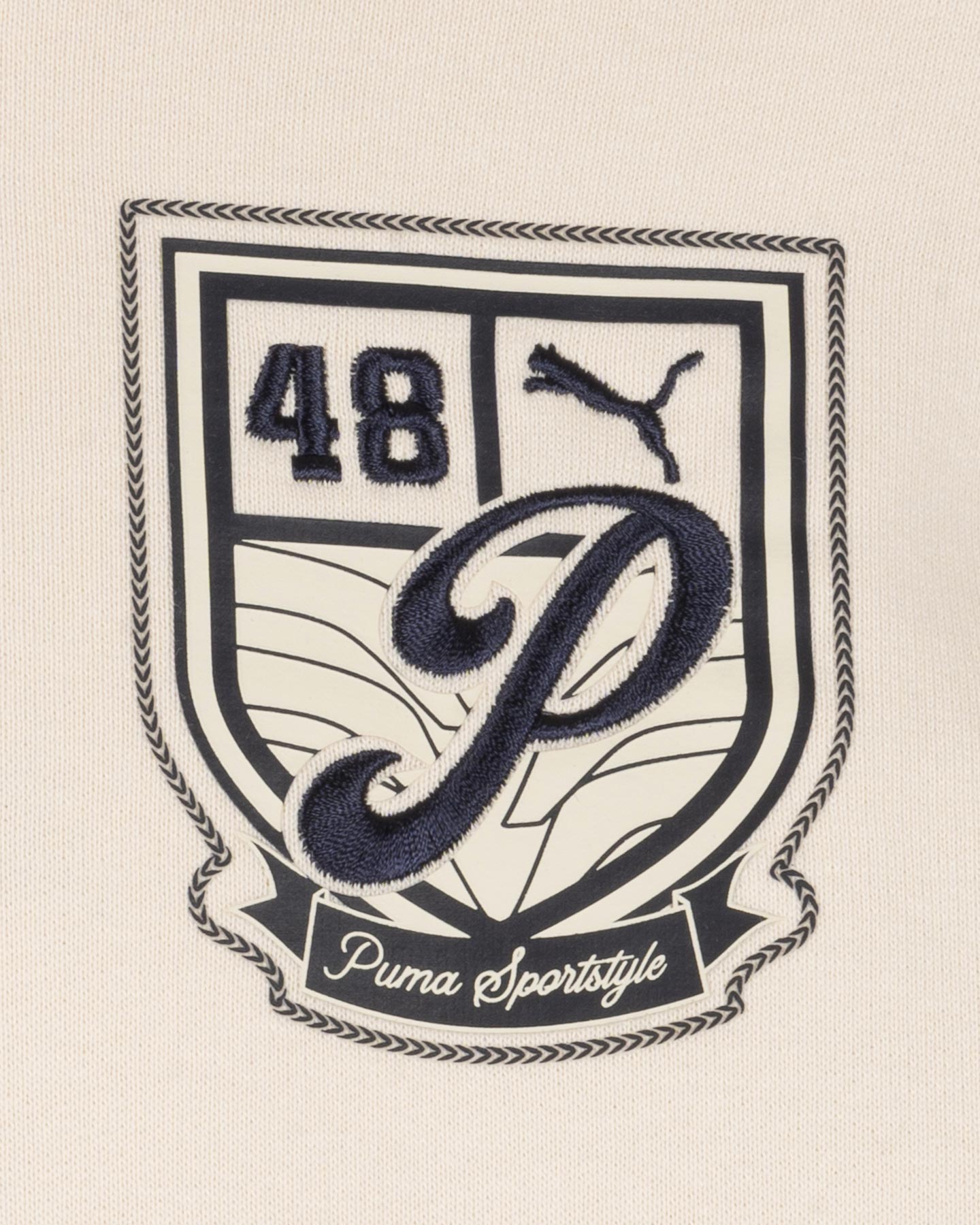 Felpa PUMA VARSITY SCUDETTO M - Beige - 2 | Cisalfa Sport