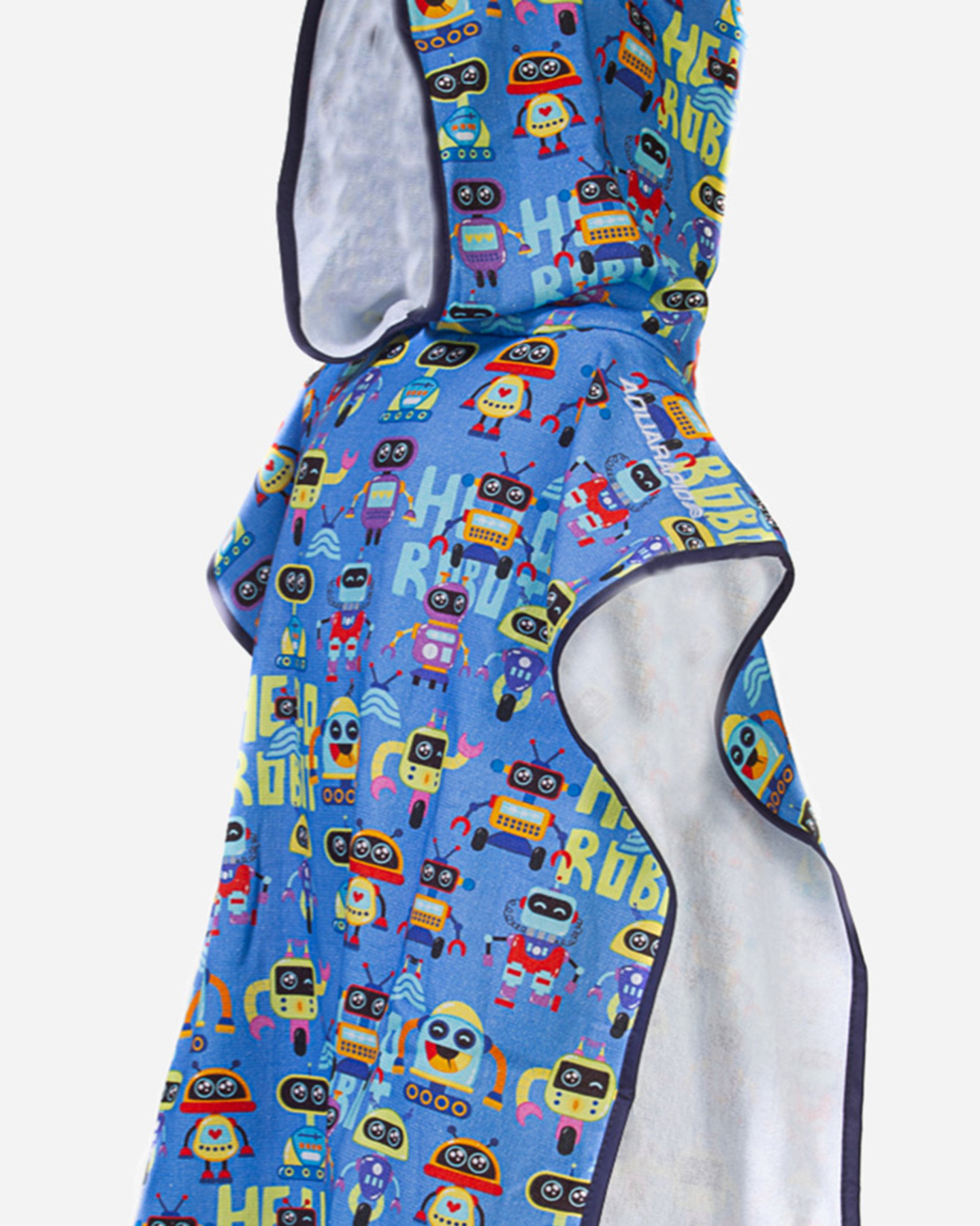 Accappatoio AQUARAPID ROBOT MULTICOLOR JR - Blu royal - 3 | Cisalfa Sport