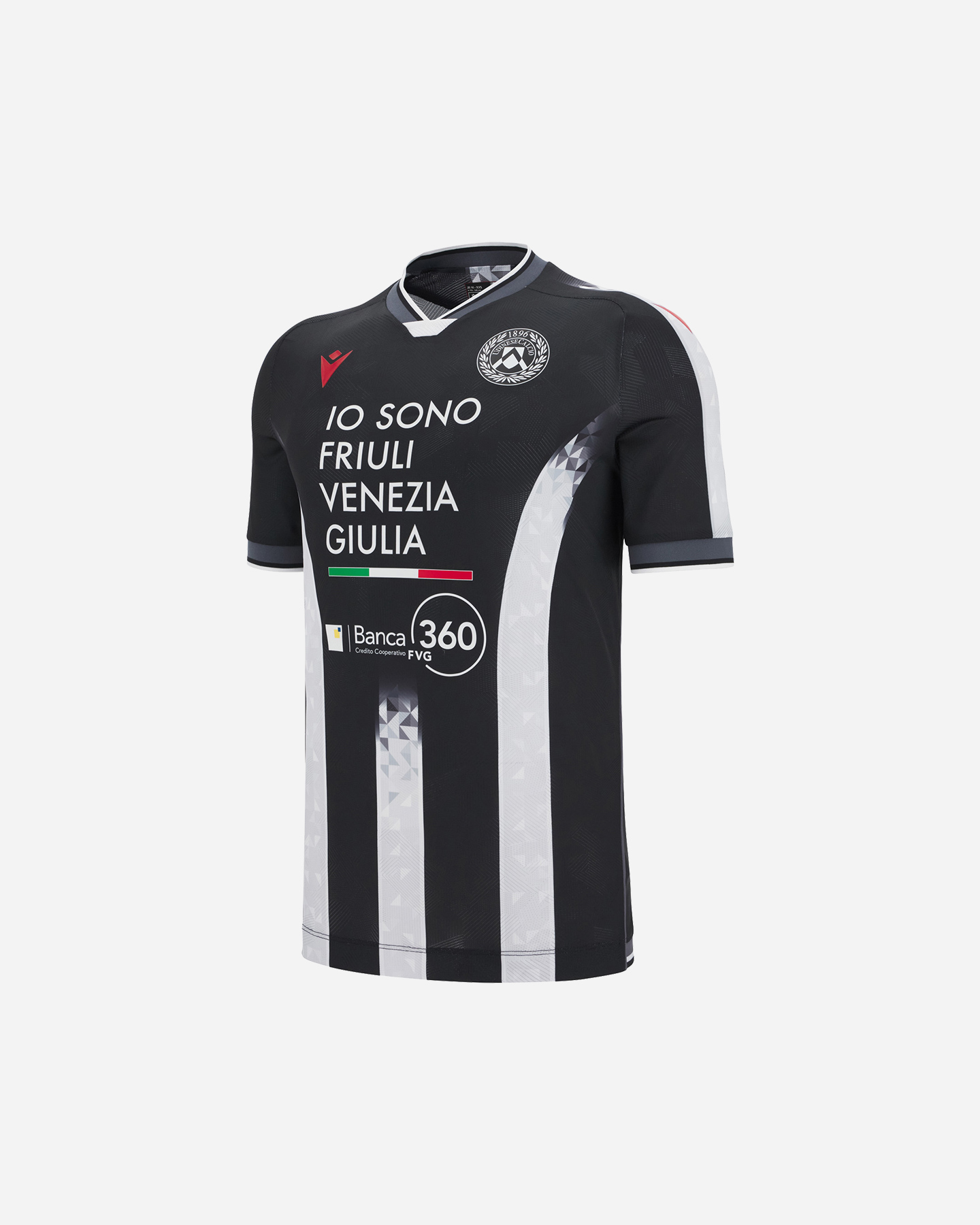 Macron Udinese Home 25-26 Jr - Maglia Calcio Ufficiale - Color Mix