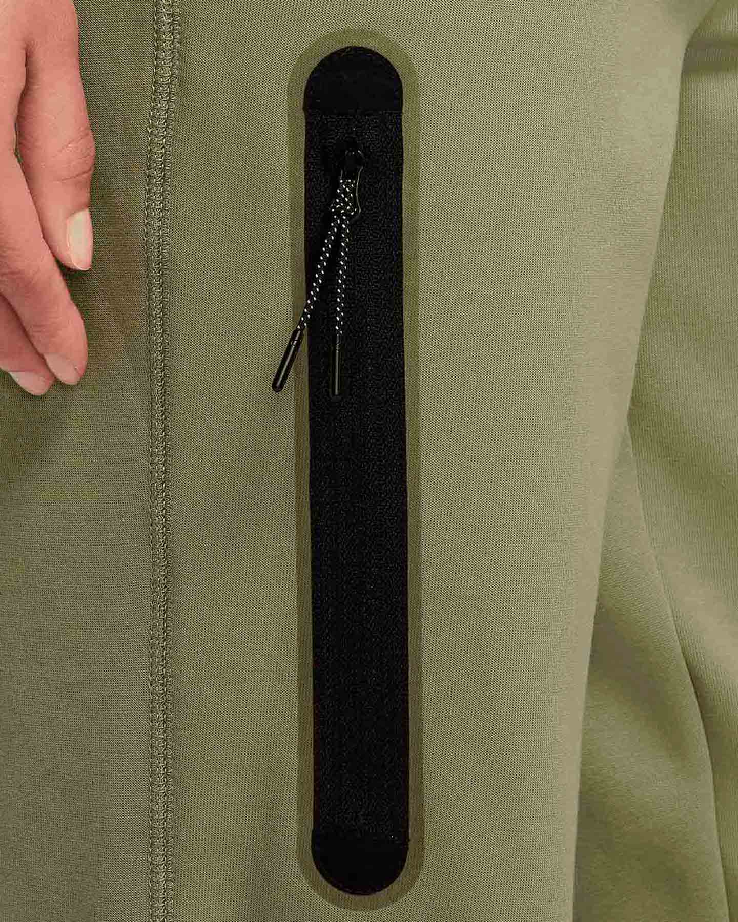 Pantalone NIKE TECH FLEECE NEW W - Verde - 2 | Cisalfa Sport