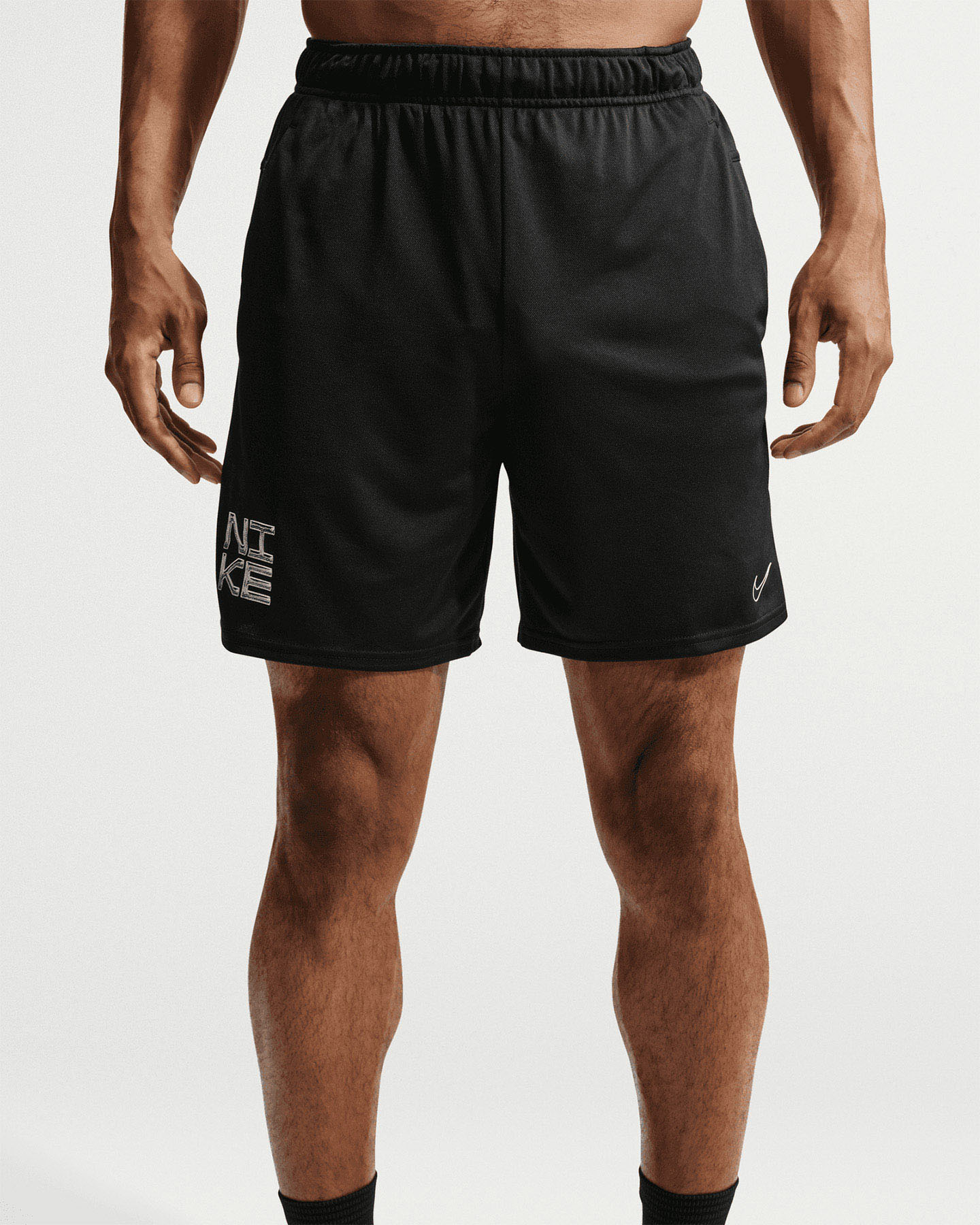Short training NIKE DRI FIT FLEX GFX M - Nero - 4 | Cisalfa Sport
