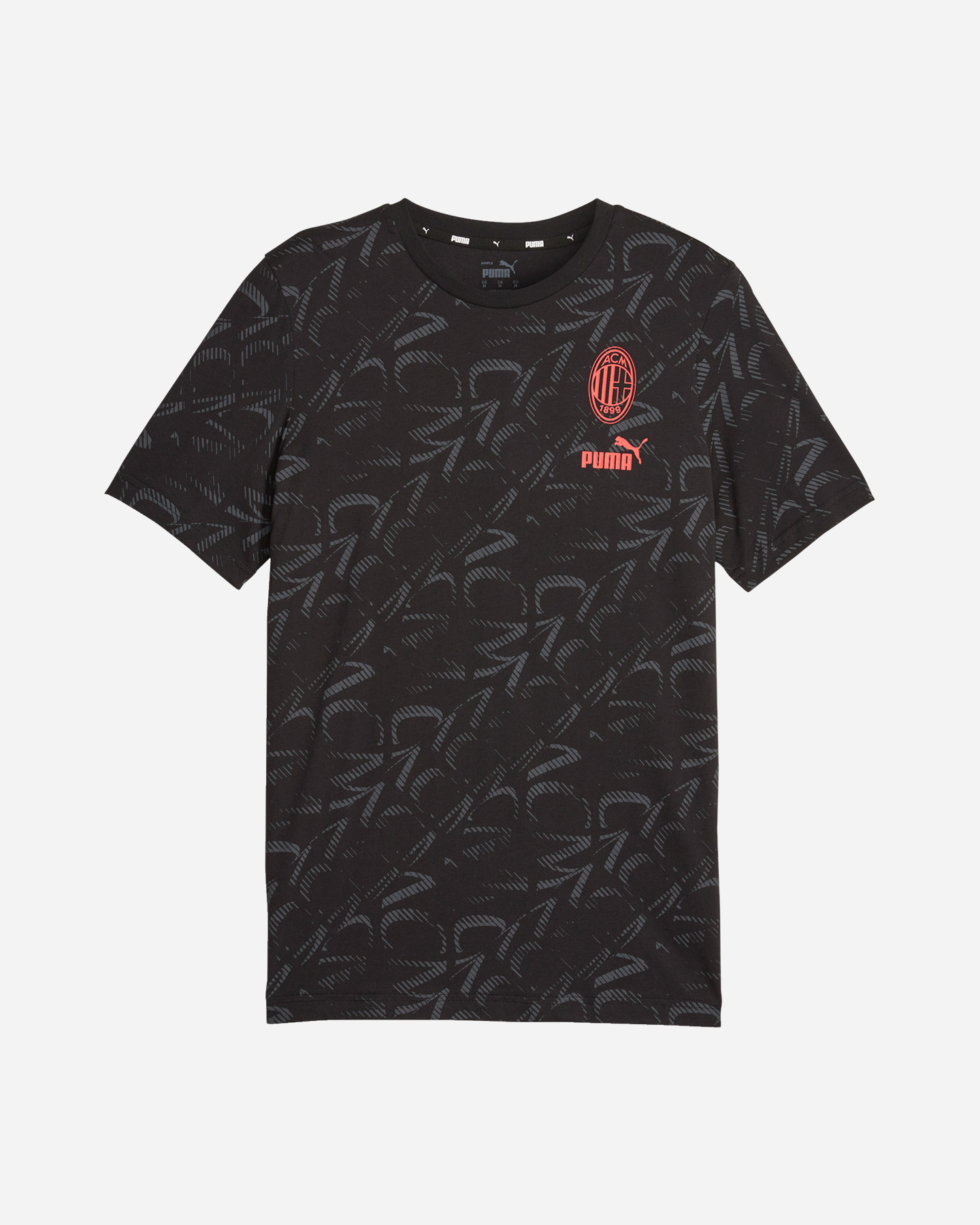 Abbigliamento calcio ufficiale PUMA MILAN CORE ALL OVER M - Nero - 0 | Cisalfa Sport