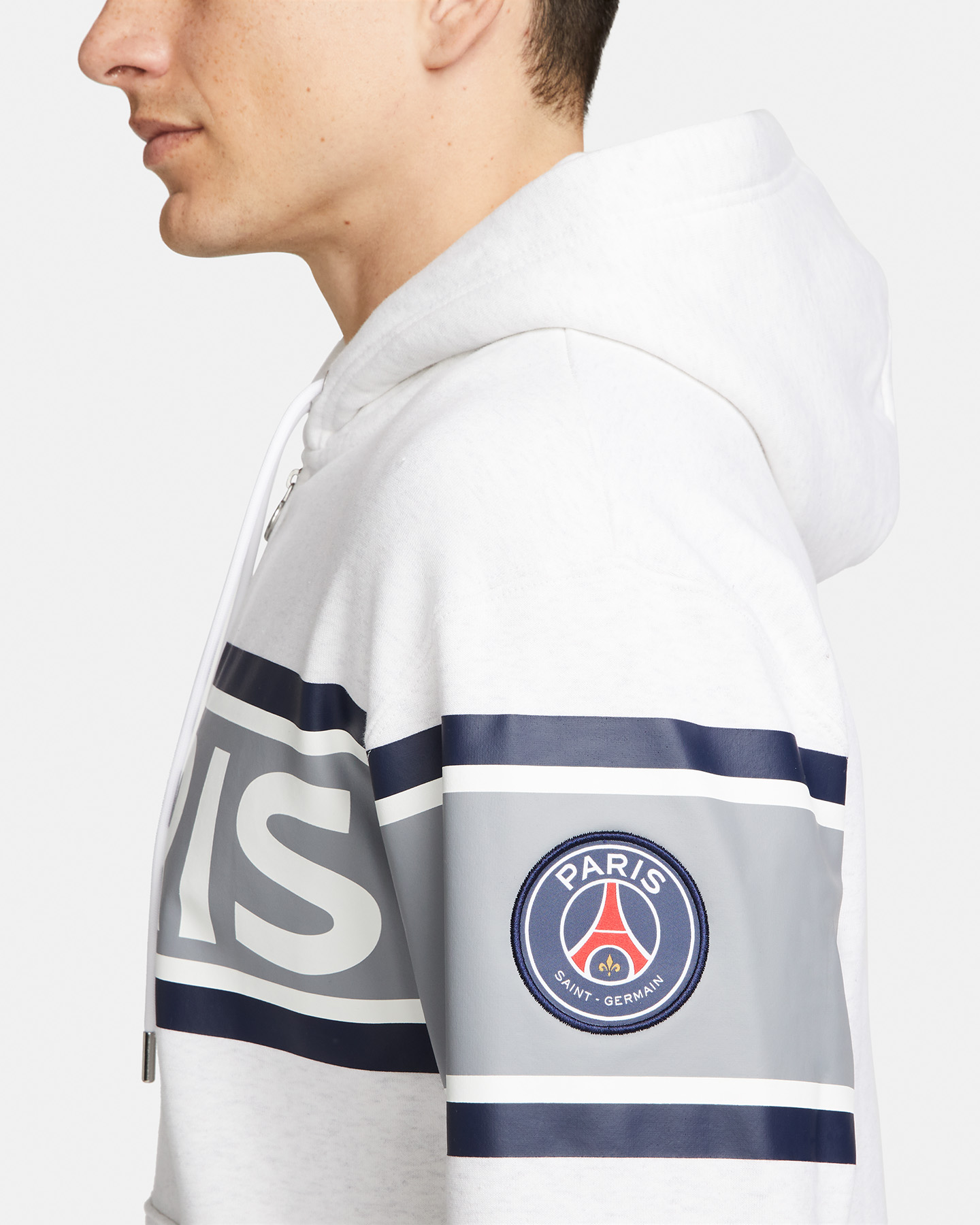 Felpa NIKE JORDAN PARIS SAINT GERMAIN M - Bianco - 3 | Cisalfa Sport