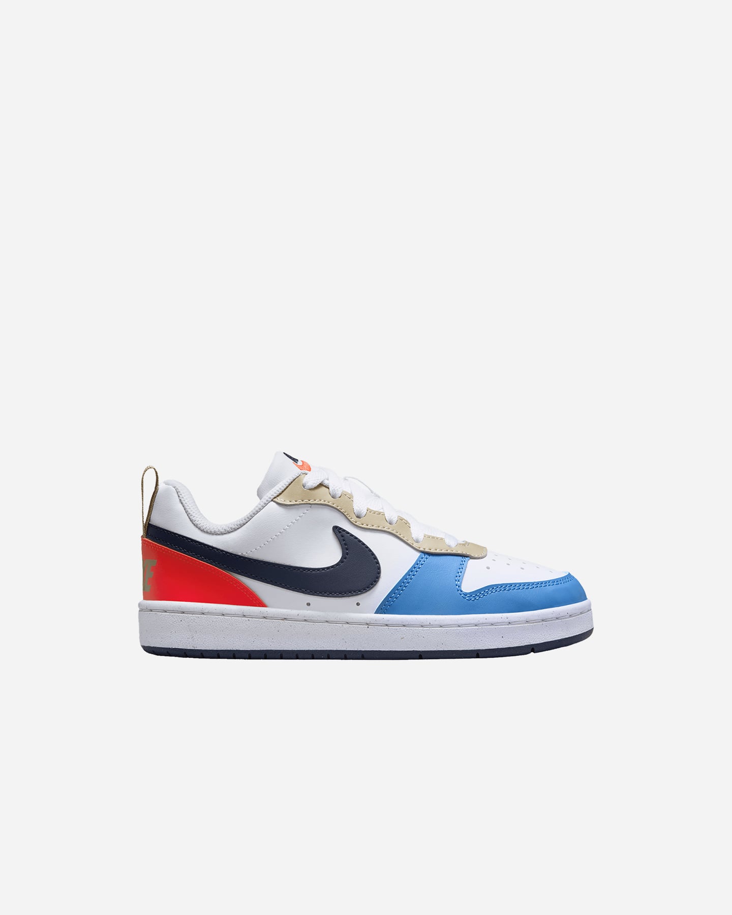 Scarpe sneakers NIKE COURT BOROUGH LOW RECRAFT GS JR - Bianco - 0 | Cisalfa Sport