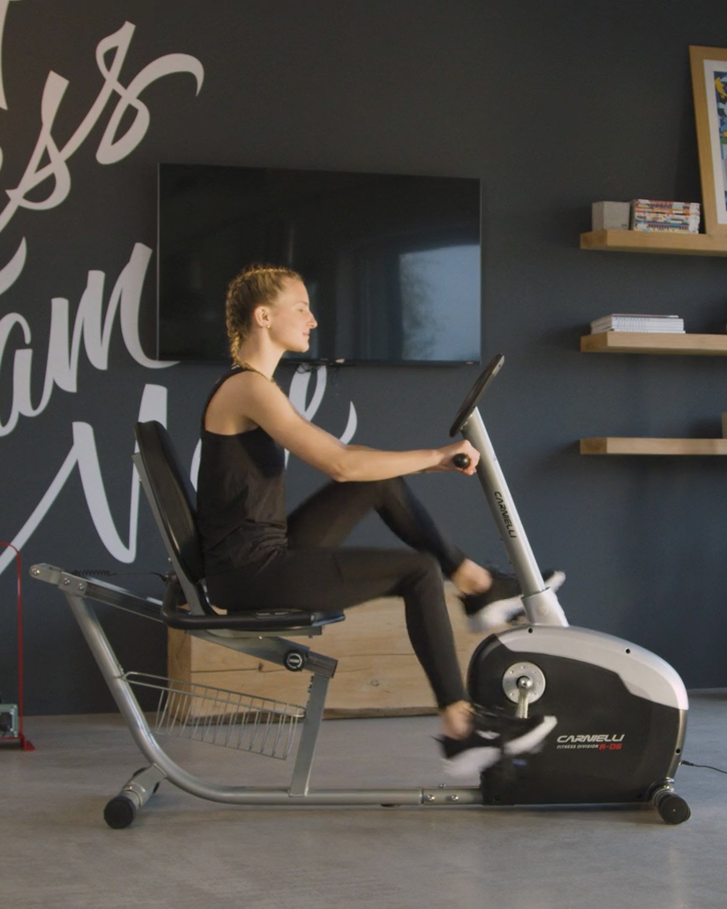 Cyclette CARNIELLI R-06 - Grigio - 2 | Cisalfa Sport