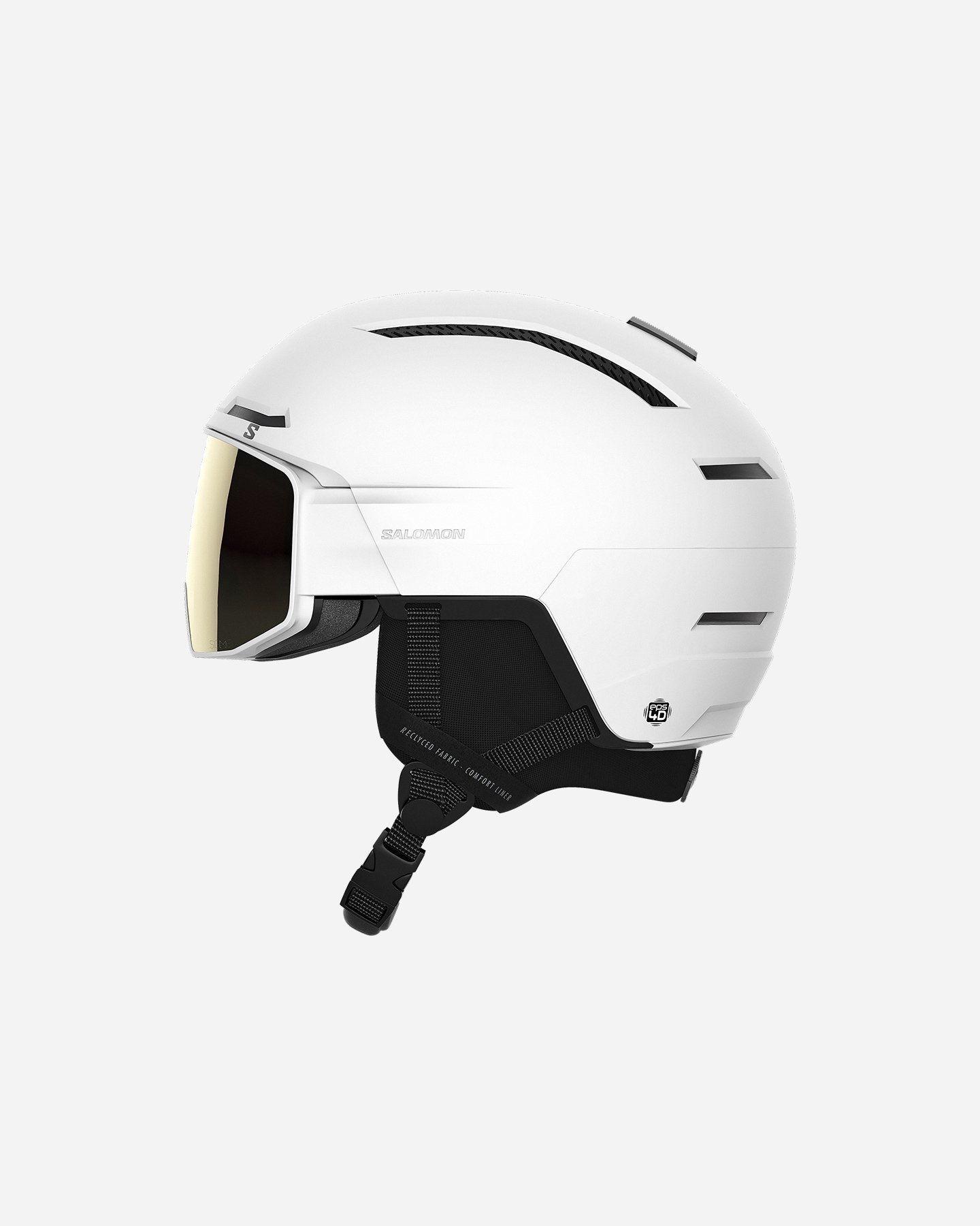Casco sci SALOMON DRIVER PRO SIGMA M - Bianco - 4 | Cisalfa Sport