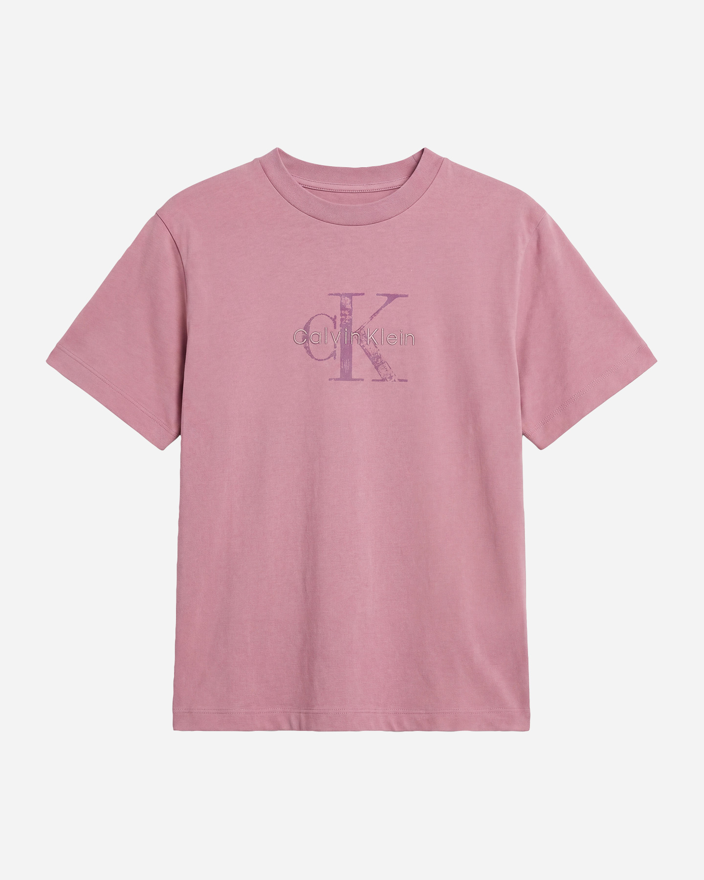 Calvin Klein Jeans Boxy Logo W - T-shirt - Donna - Rosa