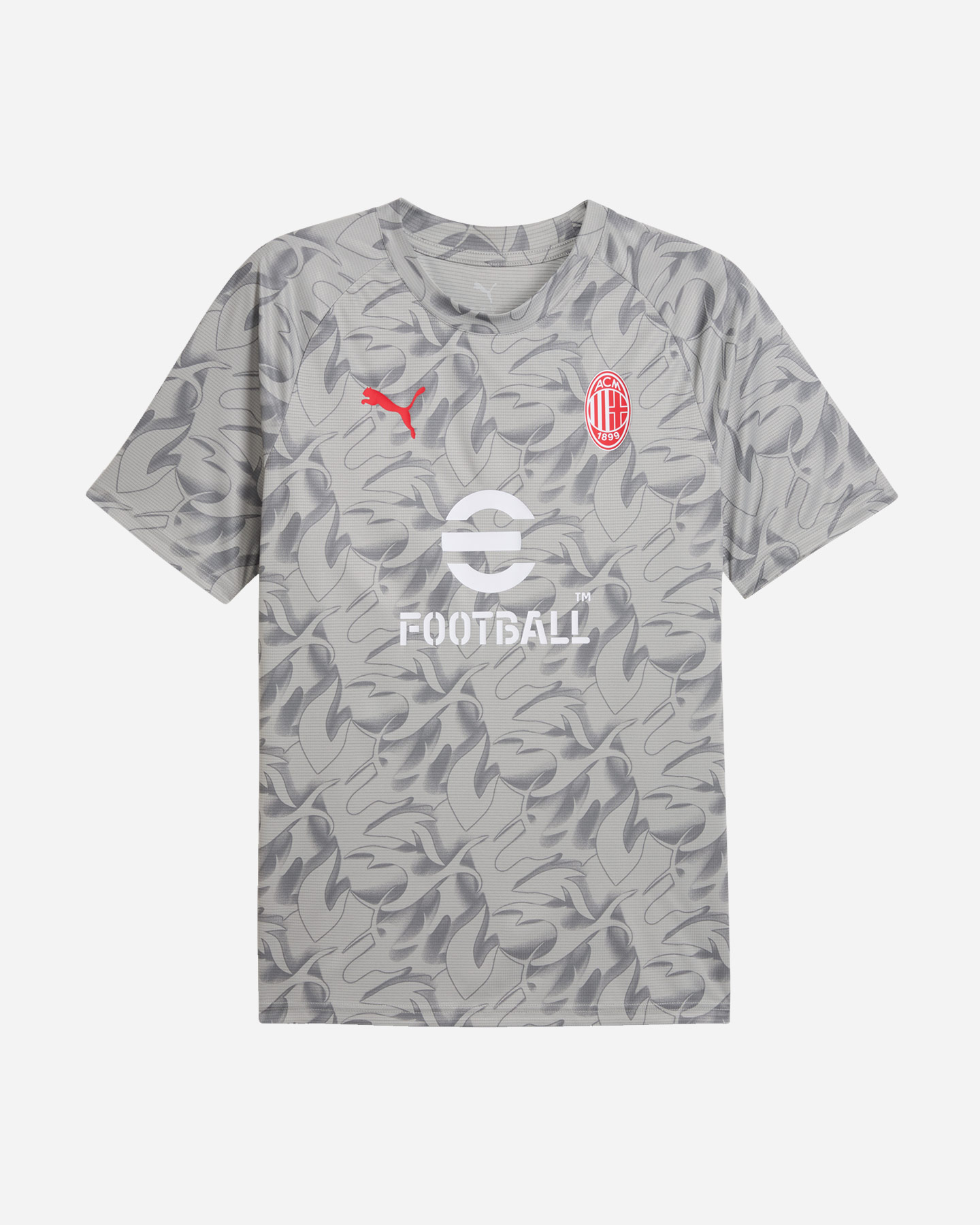 Puma Milan Prematch 25-26 M - Maglia Calcio Ufficiale - Uomo - Color Mix