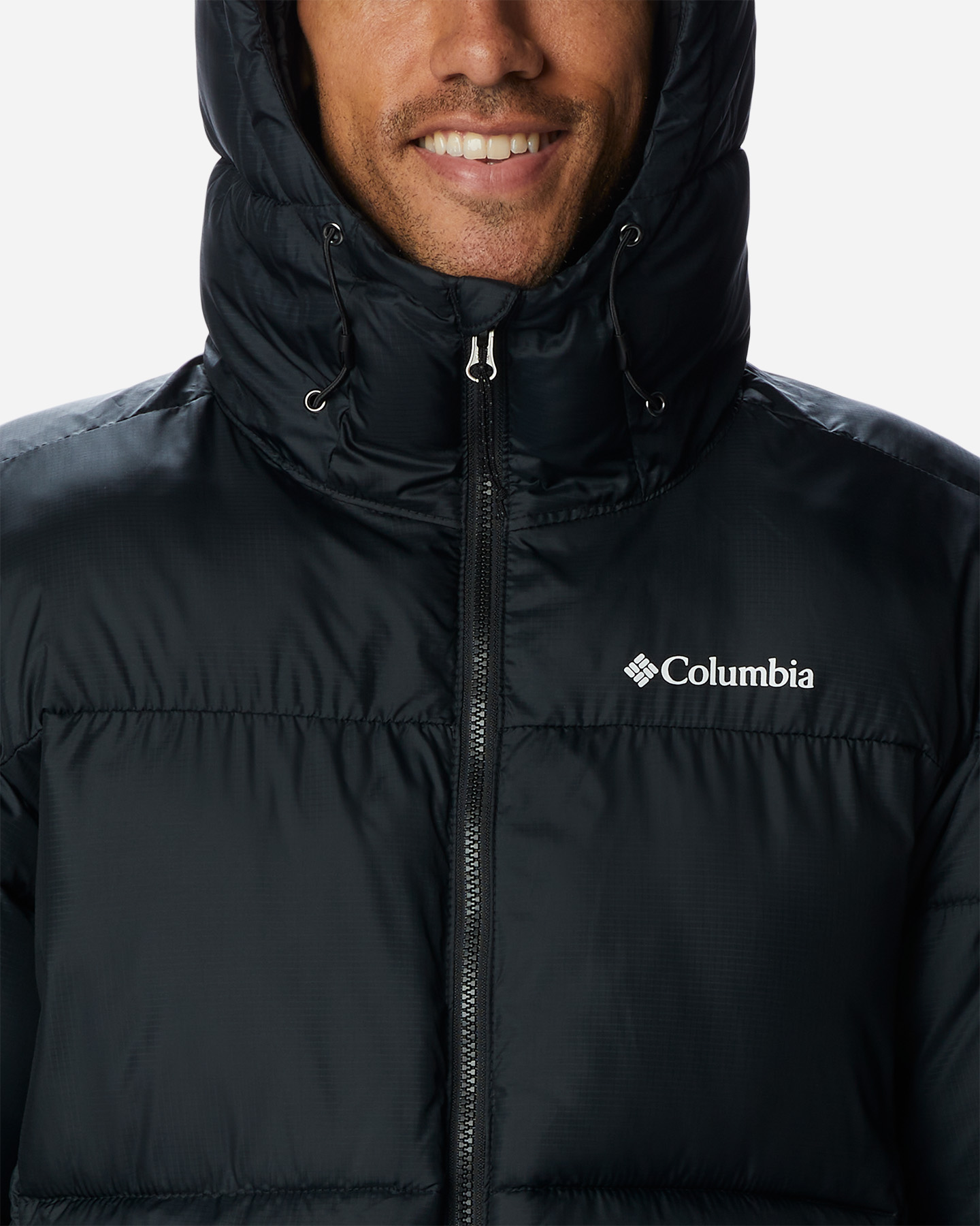 Giubbotto COLUMBIA PUFFED HOODED M - Nero - 5 | Cisalfa Sport