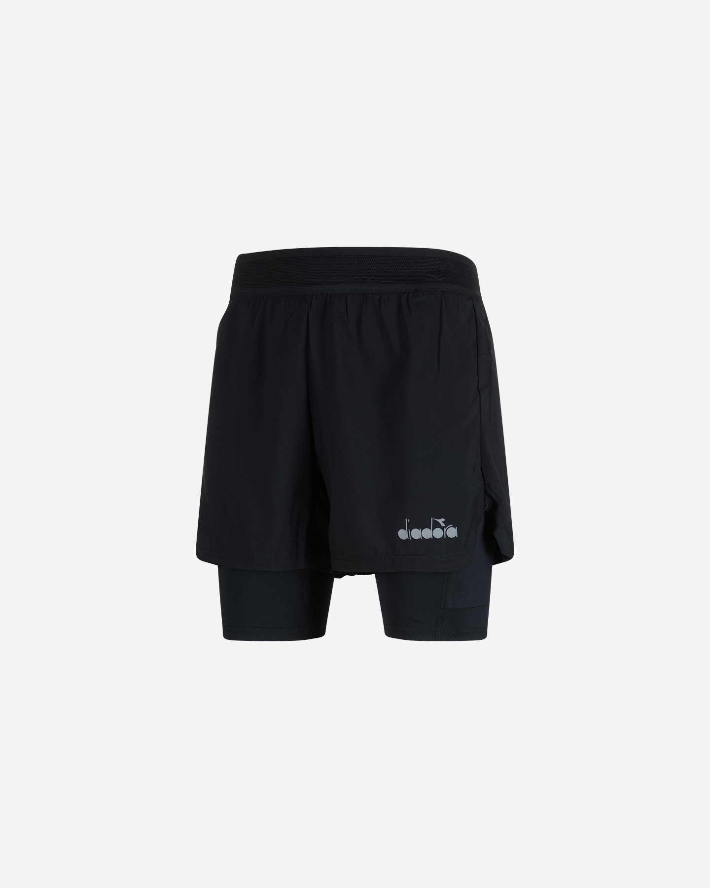 Short running DIADORA 2IN1 BE ONE M - Nero - 0 | Cisalfa Sport