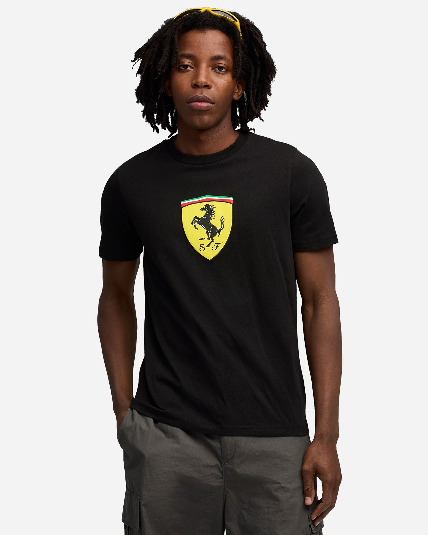 T-shirt PUMA FERRARI SPORTSW COLORED SHIELD M - Nero - 2 | Cisalfa Sport