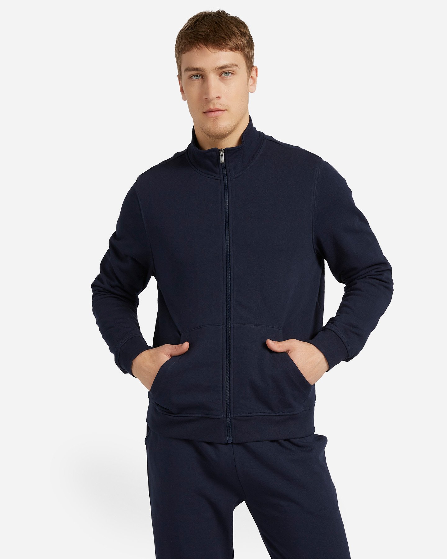 Felpa ABC TRACK FULLZIP M - Blu - 0 | Cisalfa Sport