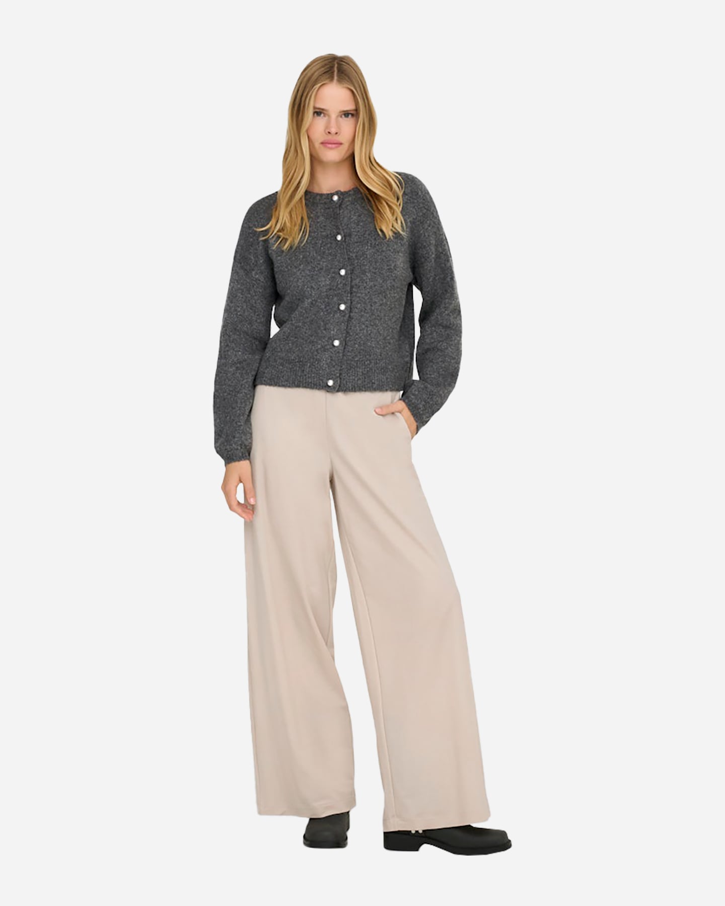 Pantalone ONLY SAKURA AMPIO W - Bianco - 3 | Cisalfa Sport
