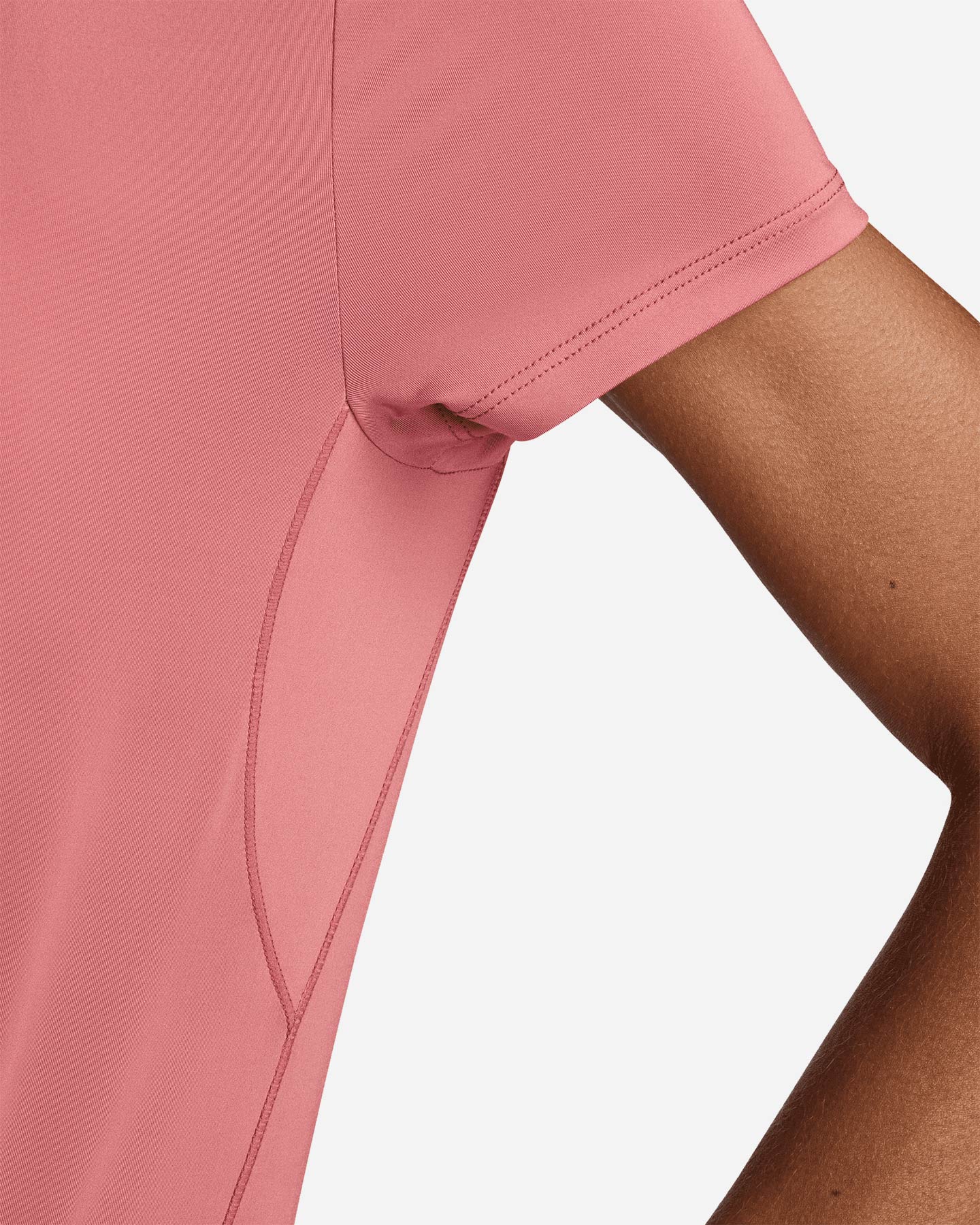 T-shirt training NIKE SMALL LOGO W - Rosa - 5 | Cisalfa Sport