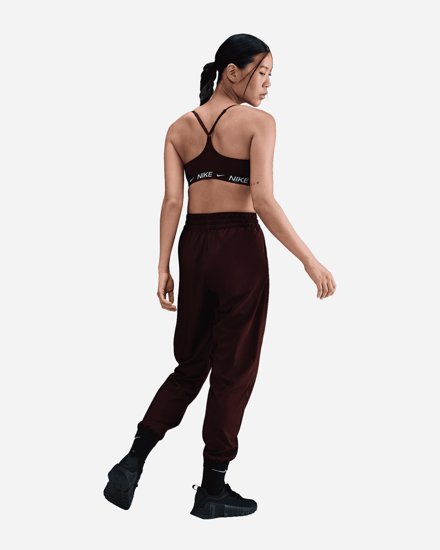 Bra training NIKE INDY LS W - Rosso - 4 | Cisalfa Sport