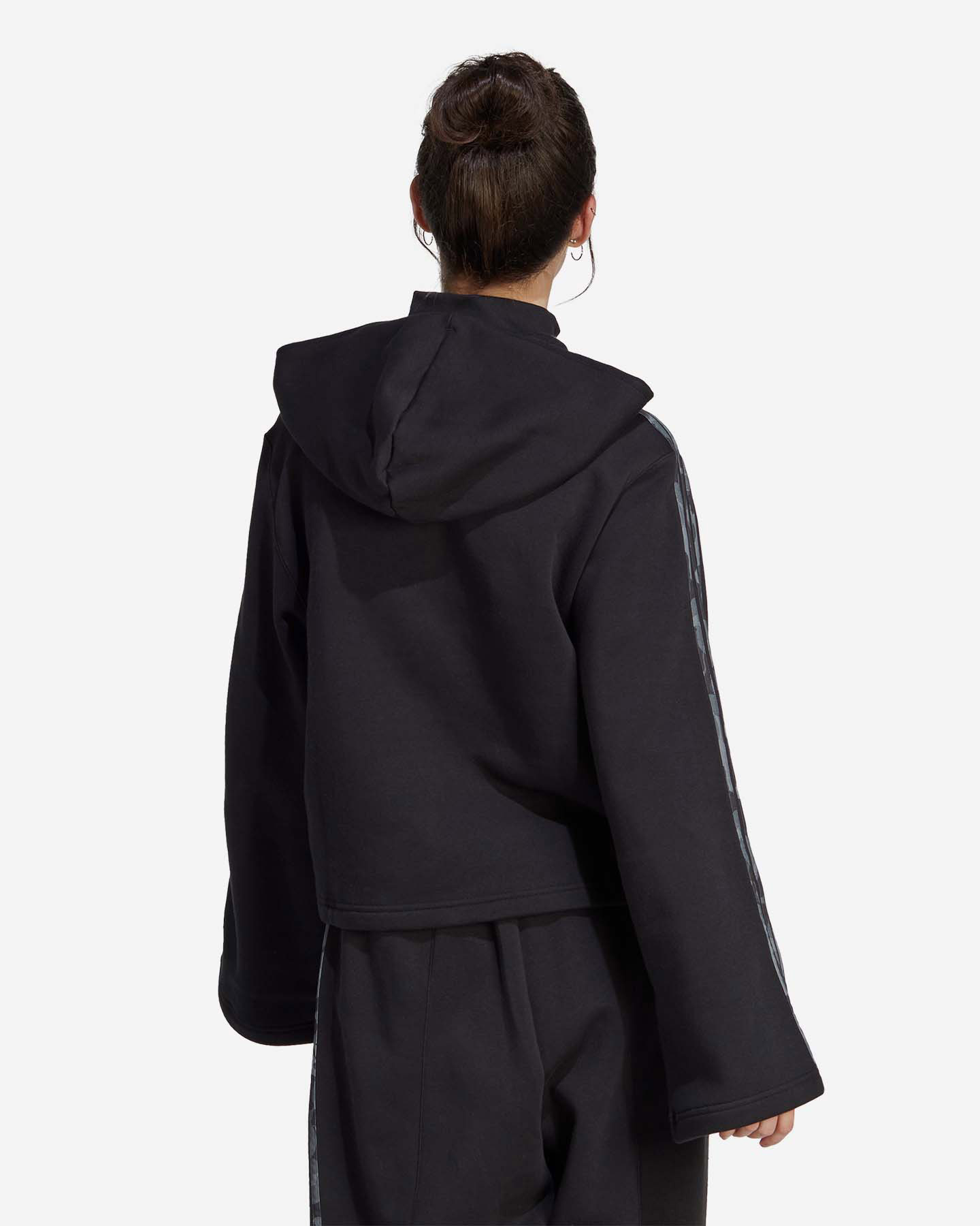 Felpa ADIDAS 3 STRIPES W - Nero - 2 | Cisalfa Sport