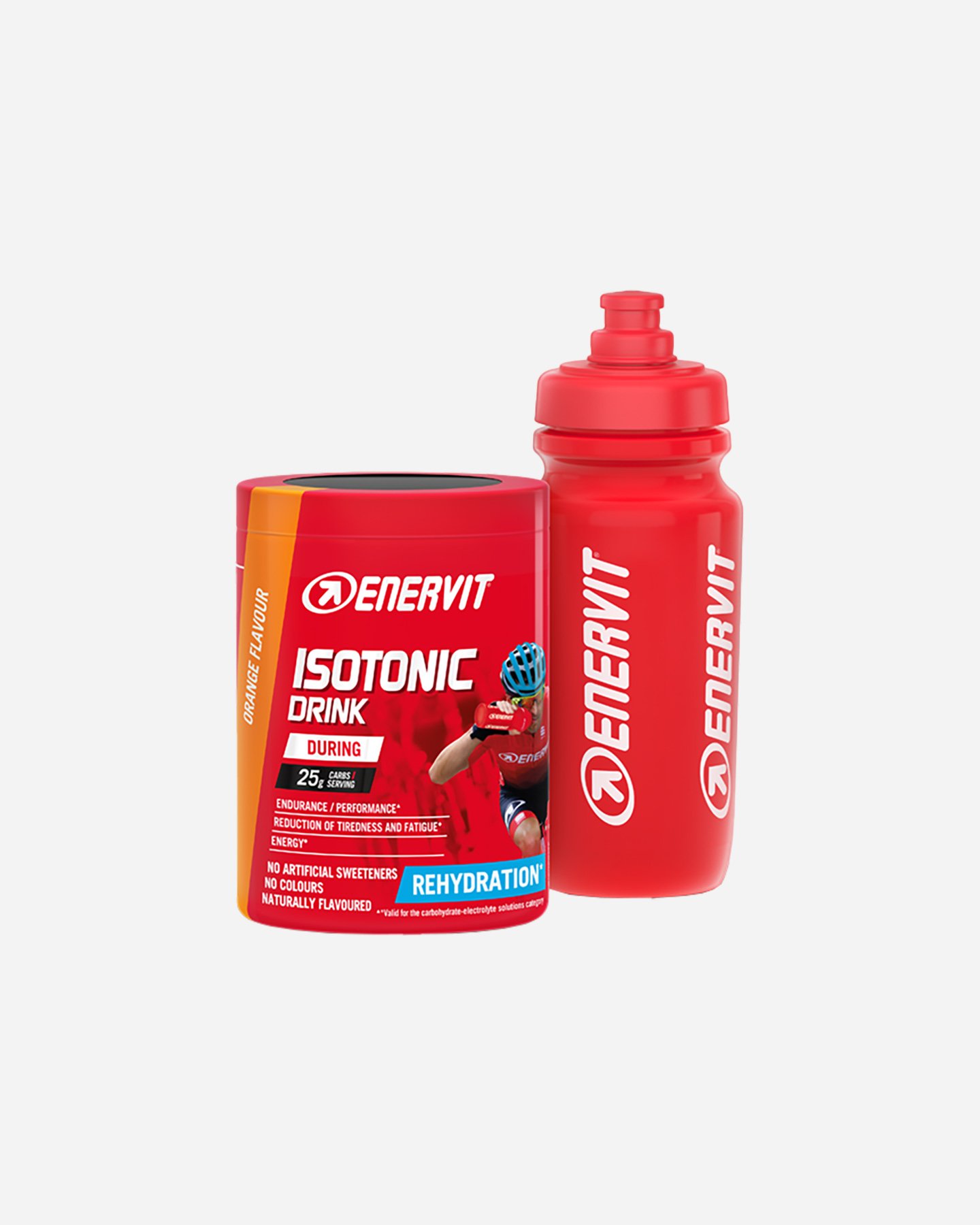 Bevanda isotonica ENERVIT ISOTONIC DRINK C/BORRACCIA 420 G ARANCIA  - Color mix - 0 | Cisalfa Sport