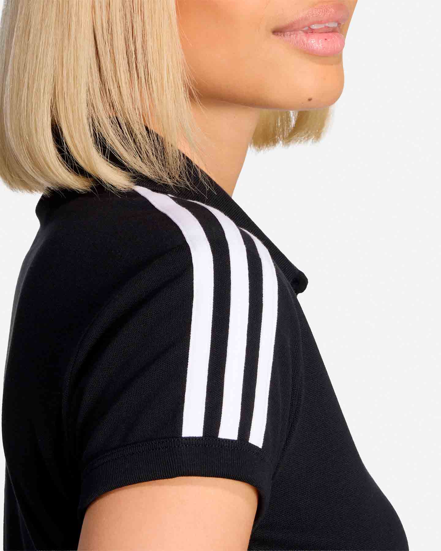 T-shirt ADIDAS 3STRIPES ADICOLOR W - Nero - 5 | Cisalfa Sport