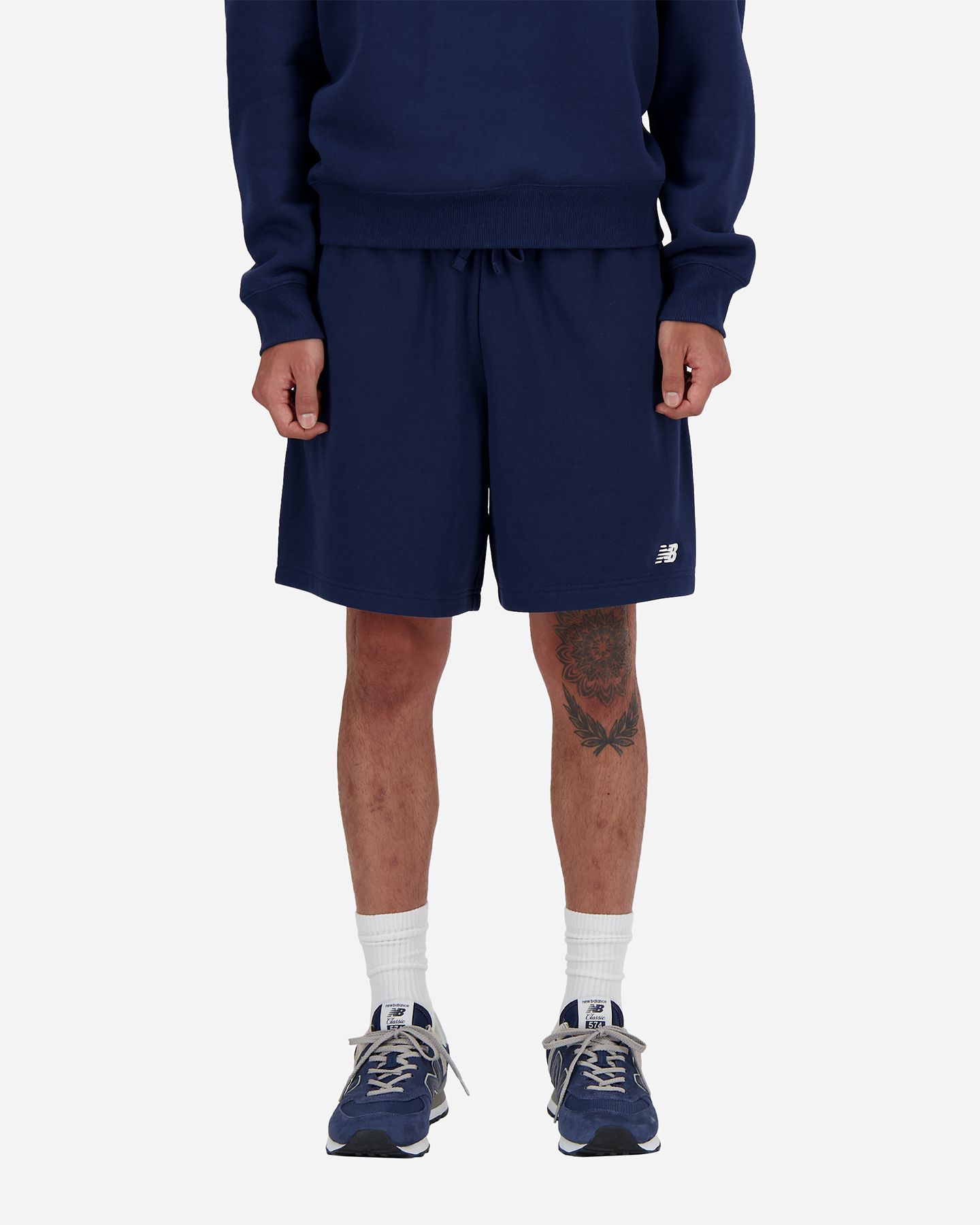 Pantaloncini NEW BALANCE ESSENTIAL SMALL LOGO M - Blu Navy - 0 | Cisalfa Sport