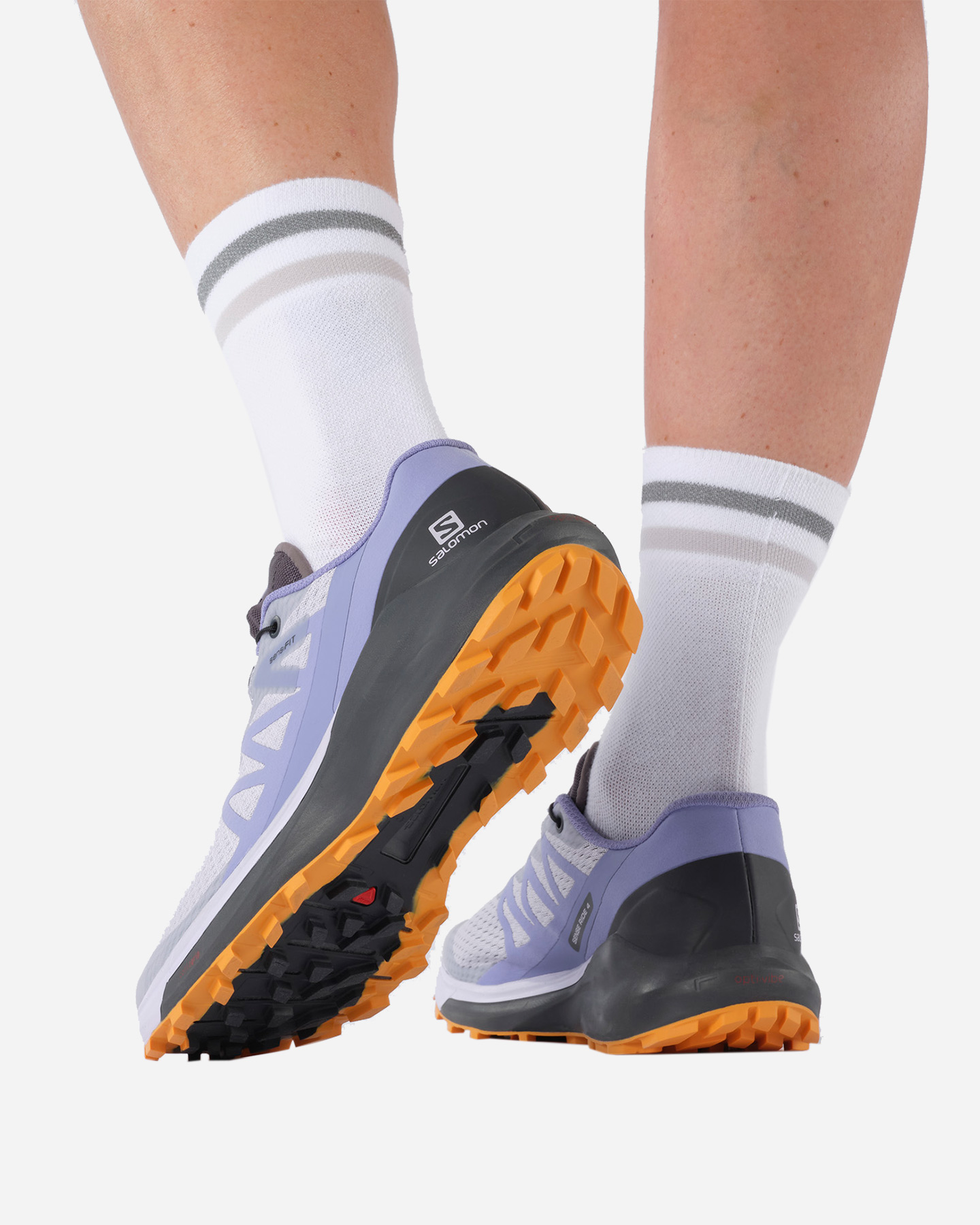 Scarpe trail SALOMON SENSE RIDE 4 W - Viola - 5 | Cisalfa Sport