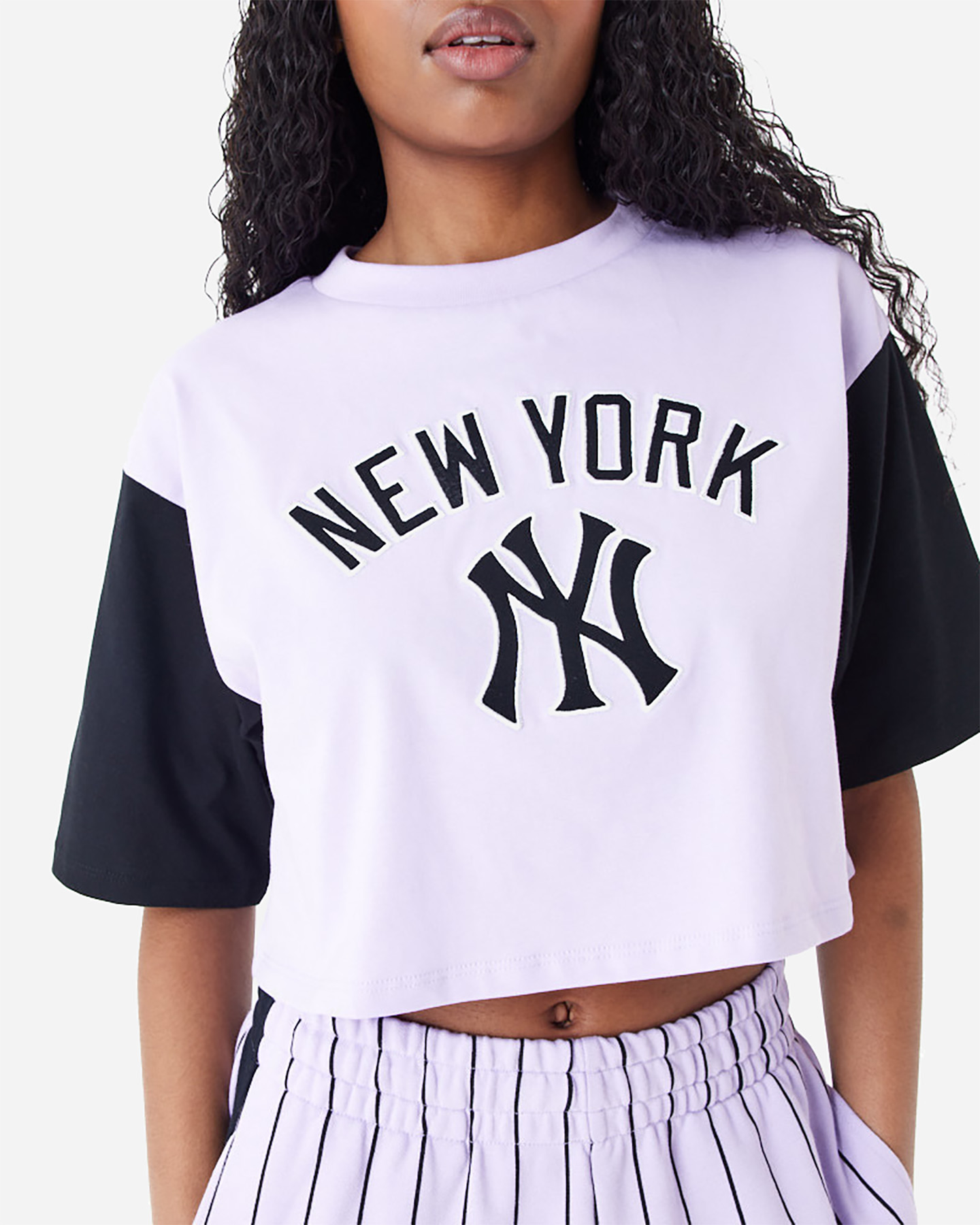 T-shirt NEW ERA CROP NEW YORK YANKEES W - Bianco - 2 | Cisalfa Sport