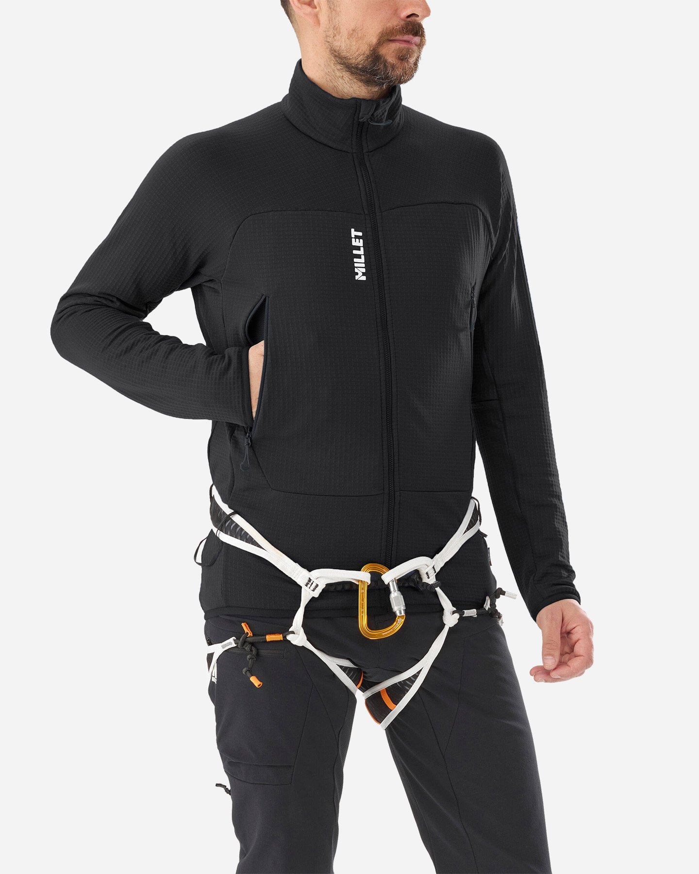 Pile MILLET FUSION GRID M - Nero - 3 | Cisalfa Sport