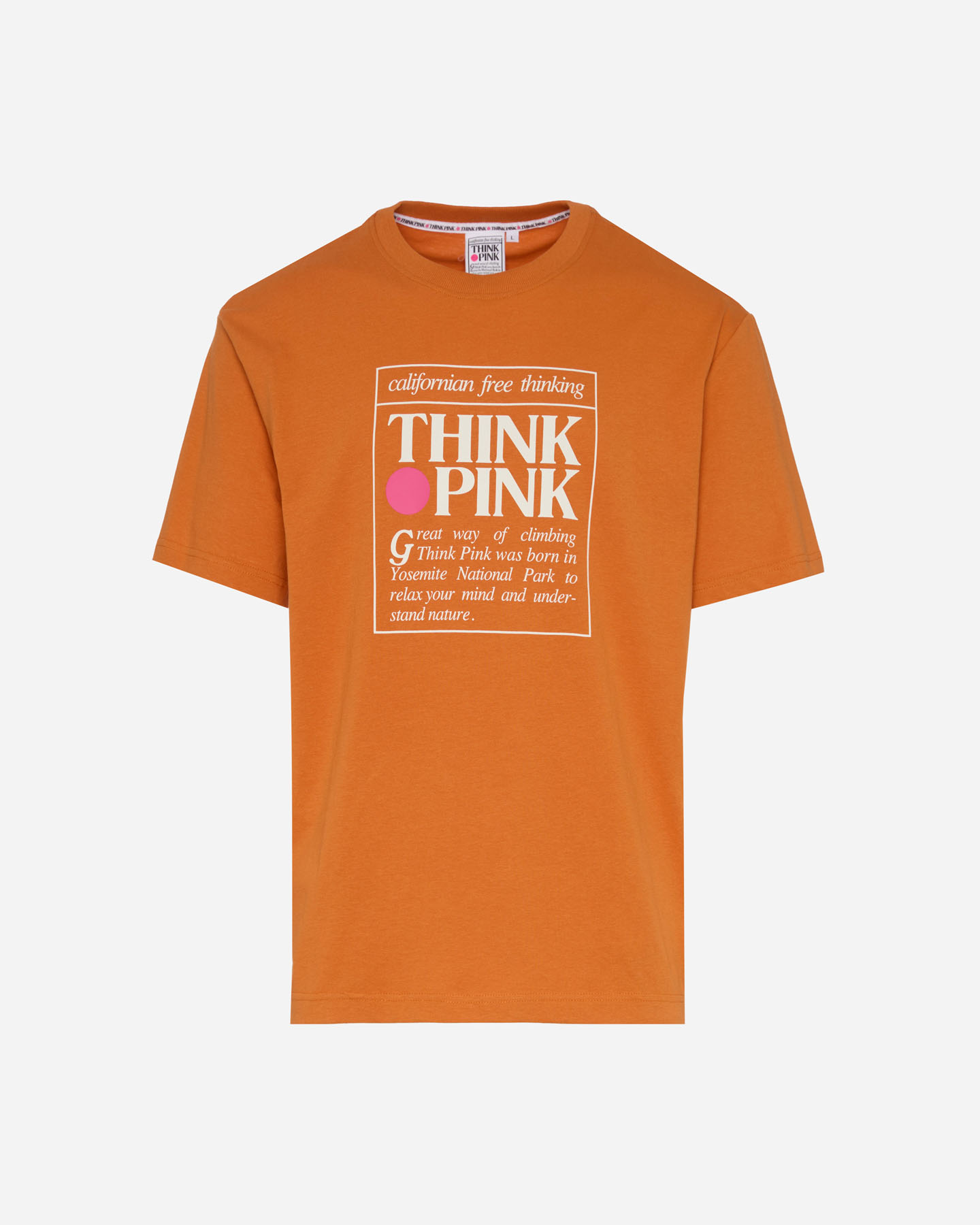 T-shirt THINK PINK BIG LOGO M - Arancione - 0 | Cisalfa Sport