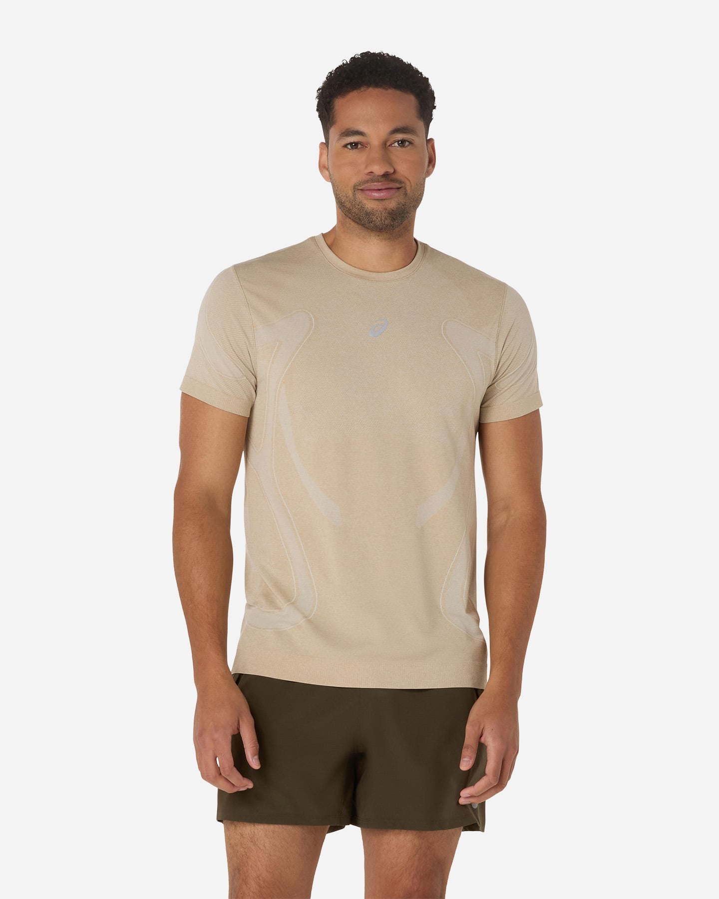T-shirt running ASICS ROAD SEAMLESS M - Beige - 0 | Cisalfa Sport