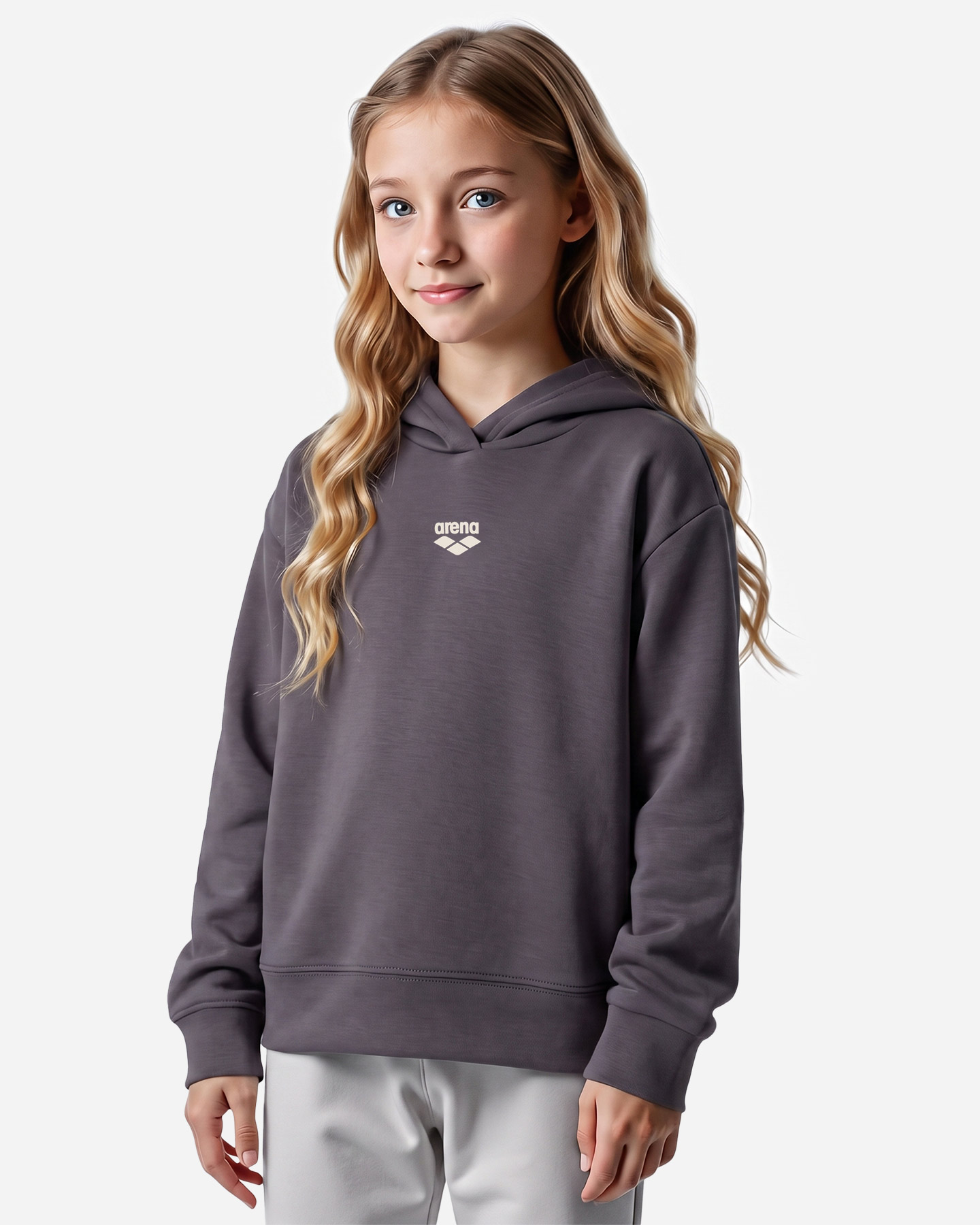 Felpa ARENA ATHLETIC ESSENTIAL JR - Grigio - 2 | Cisalfa Sport
