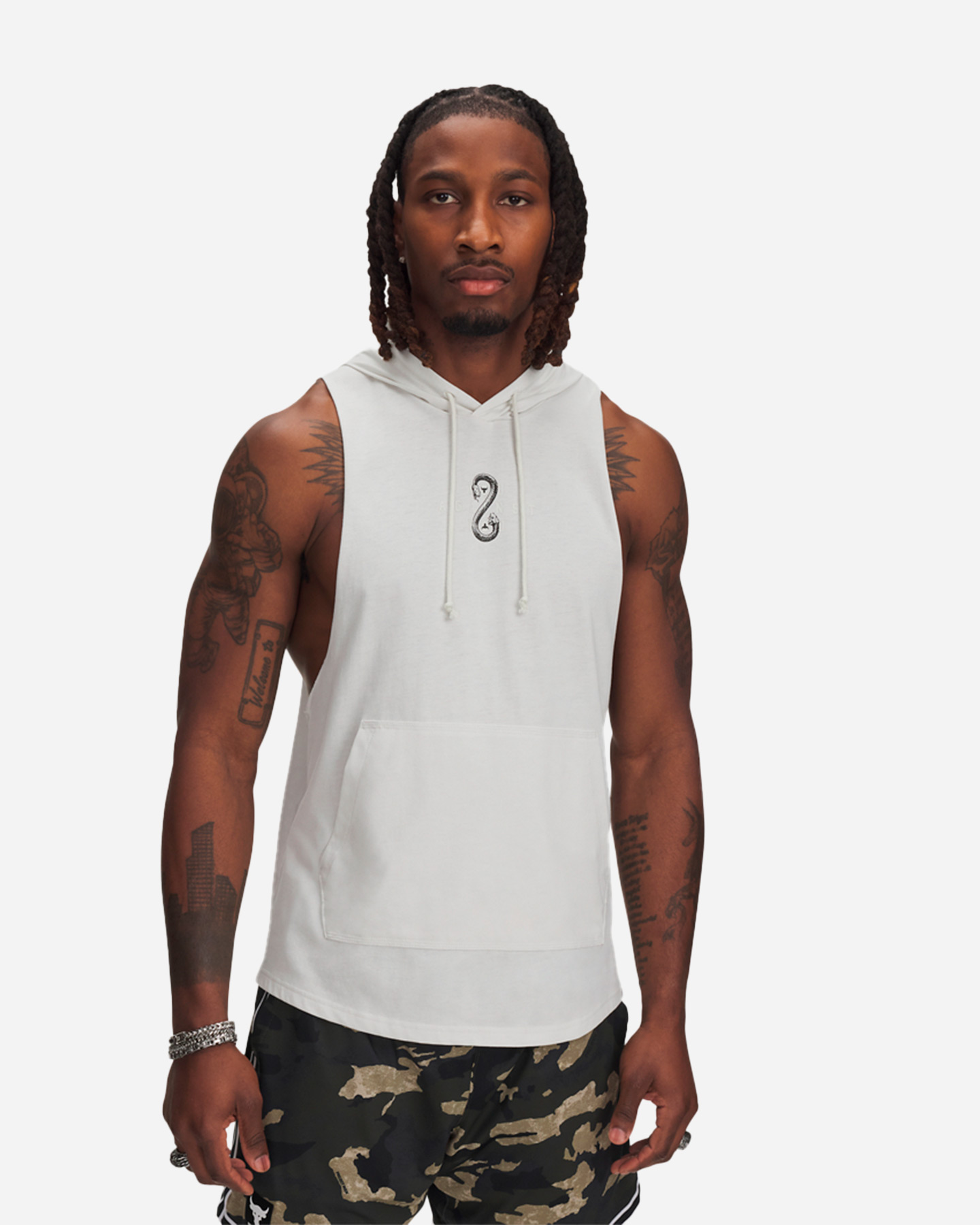 Felpa UNDER ARMOUR THE ROCK SNAK BACK M - Bianco - 0 | Cisalfa Sport