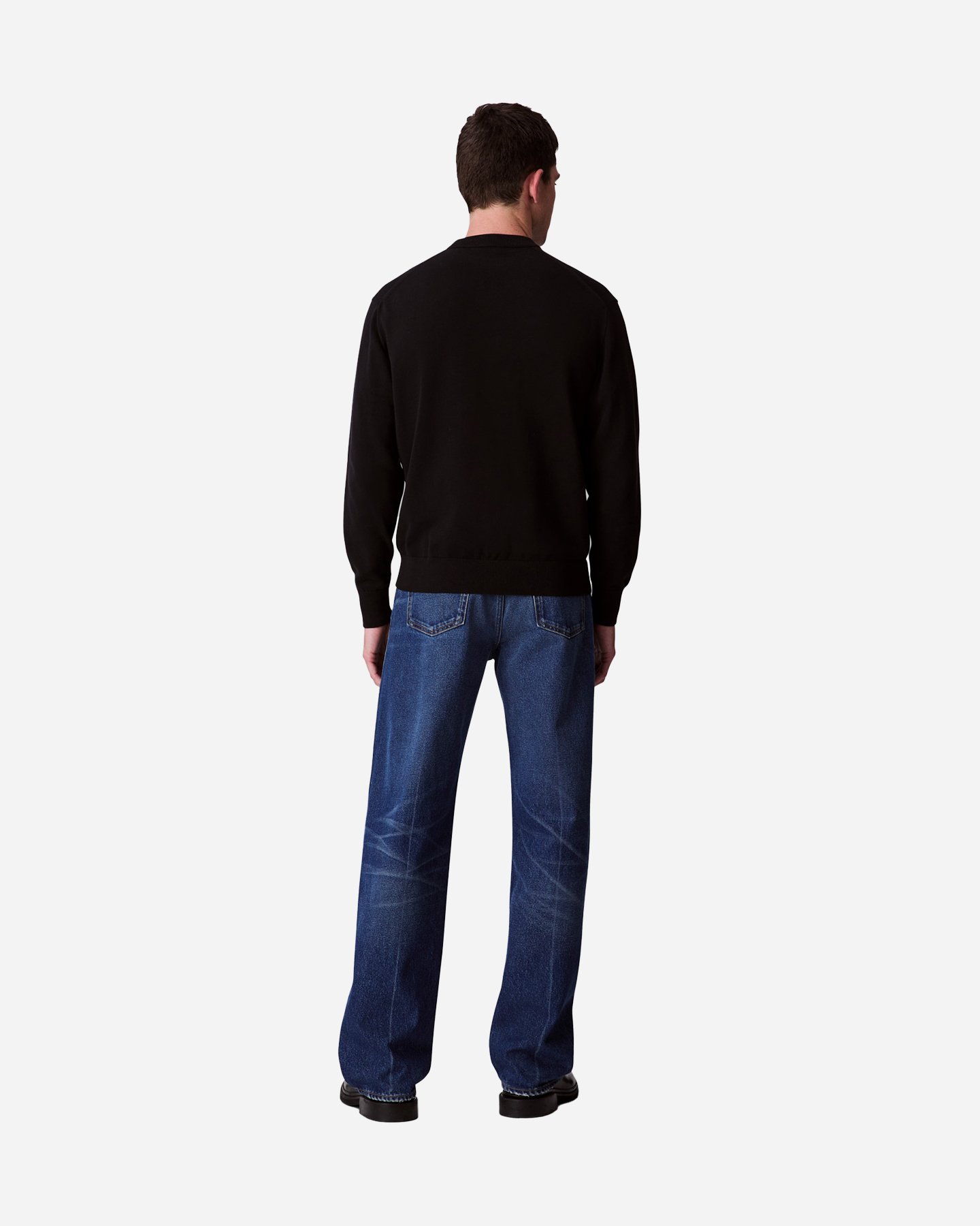 Maglione CALVIN KLEIN JEANS SMALL LOGO M - Nero - 5 | Cisalfa Sport