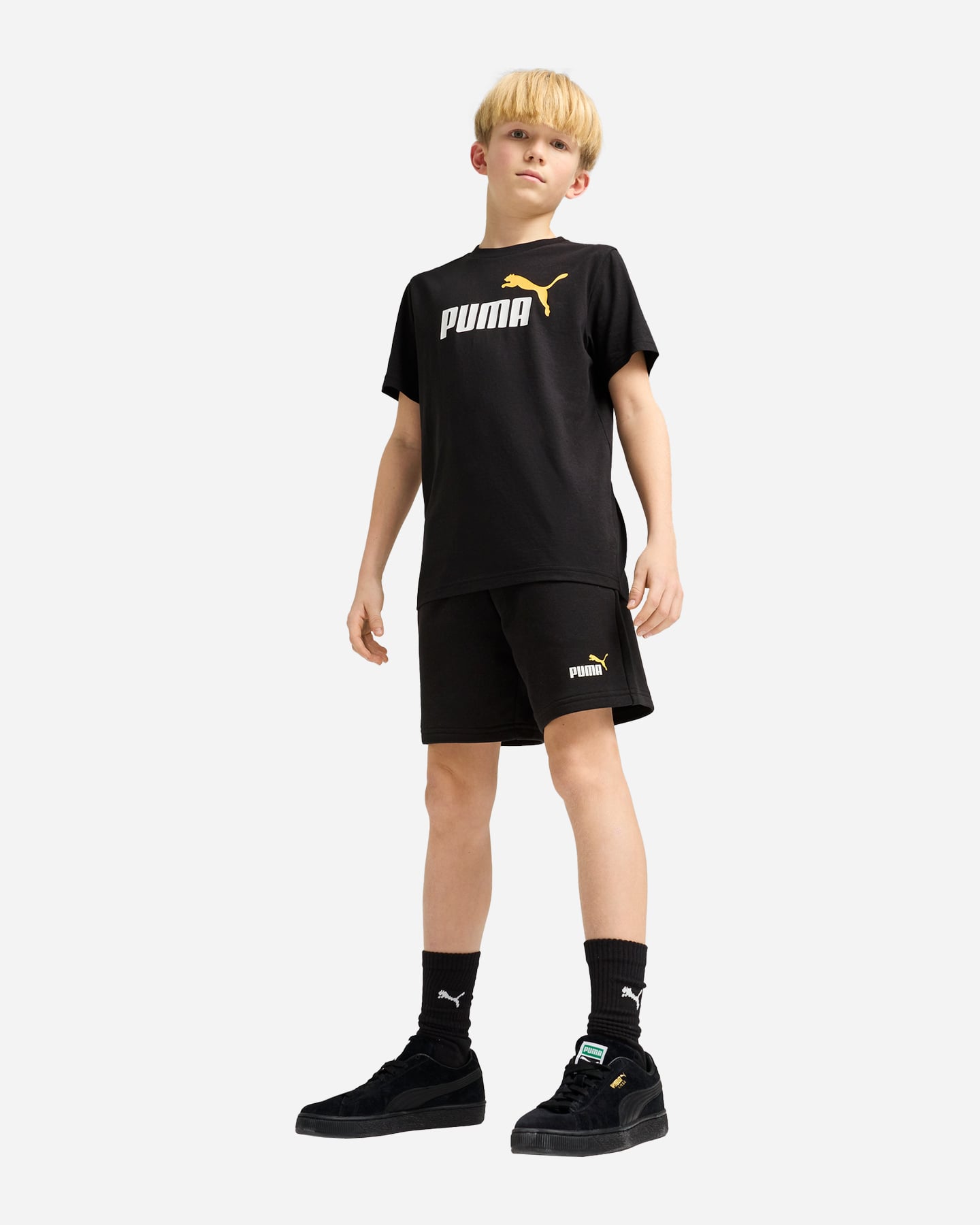 T-shirt PUMA ESSENTIALS BIG LOGO JR - Nero - 3 | Cisalfa Sport