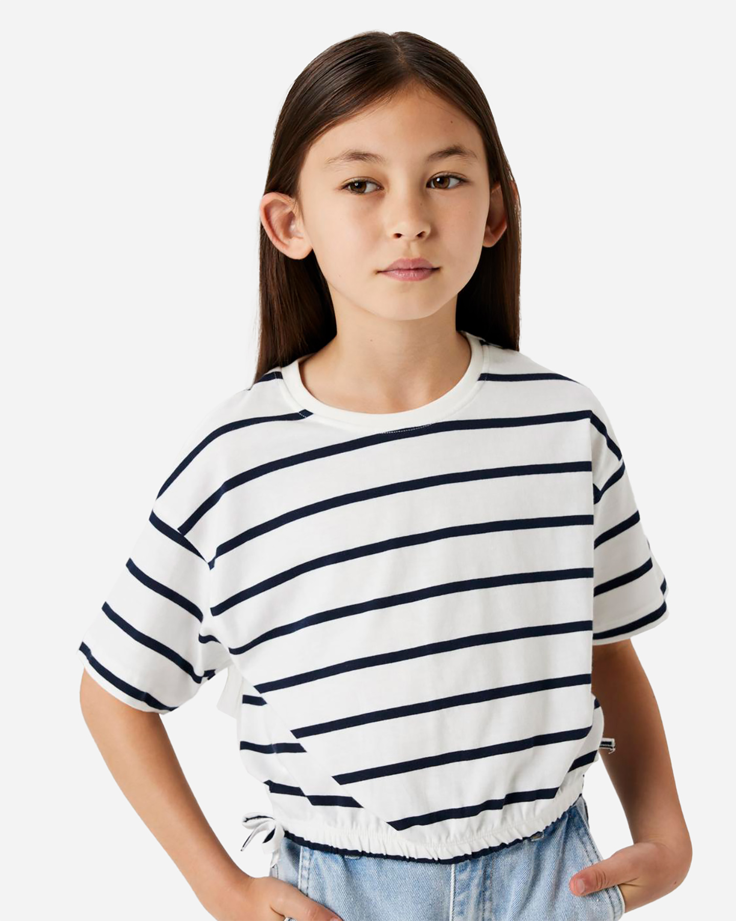 T-shirt NAME IT CROP JR - Bianco - 2 | Cisalfa Sport