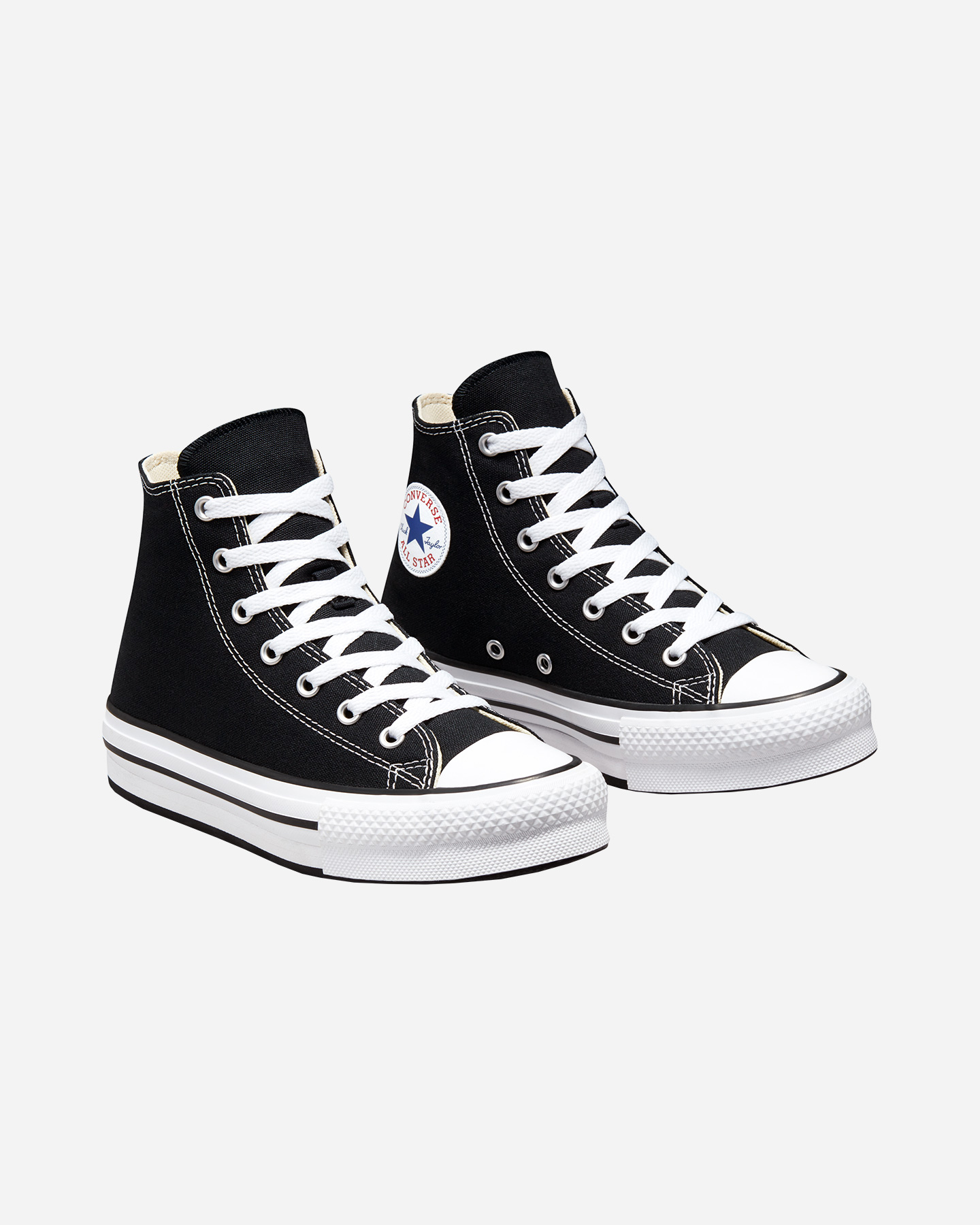 Scarpe sneakers CONVERSE CHUCK TAYLOR ALL STAR EVA LIFT PLAT GS JR - Nero - 1 | Cisalfa Sport