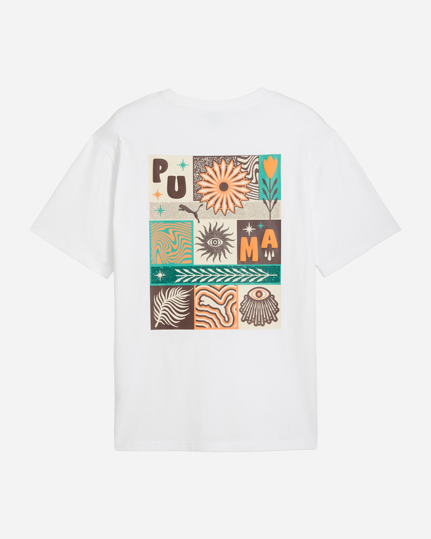 T-shirt PUMA SUNSET DRIVE M - Bianco - 1 | Cisalfa Sport