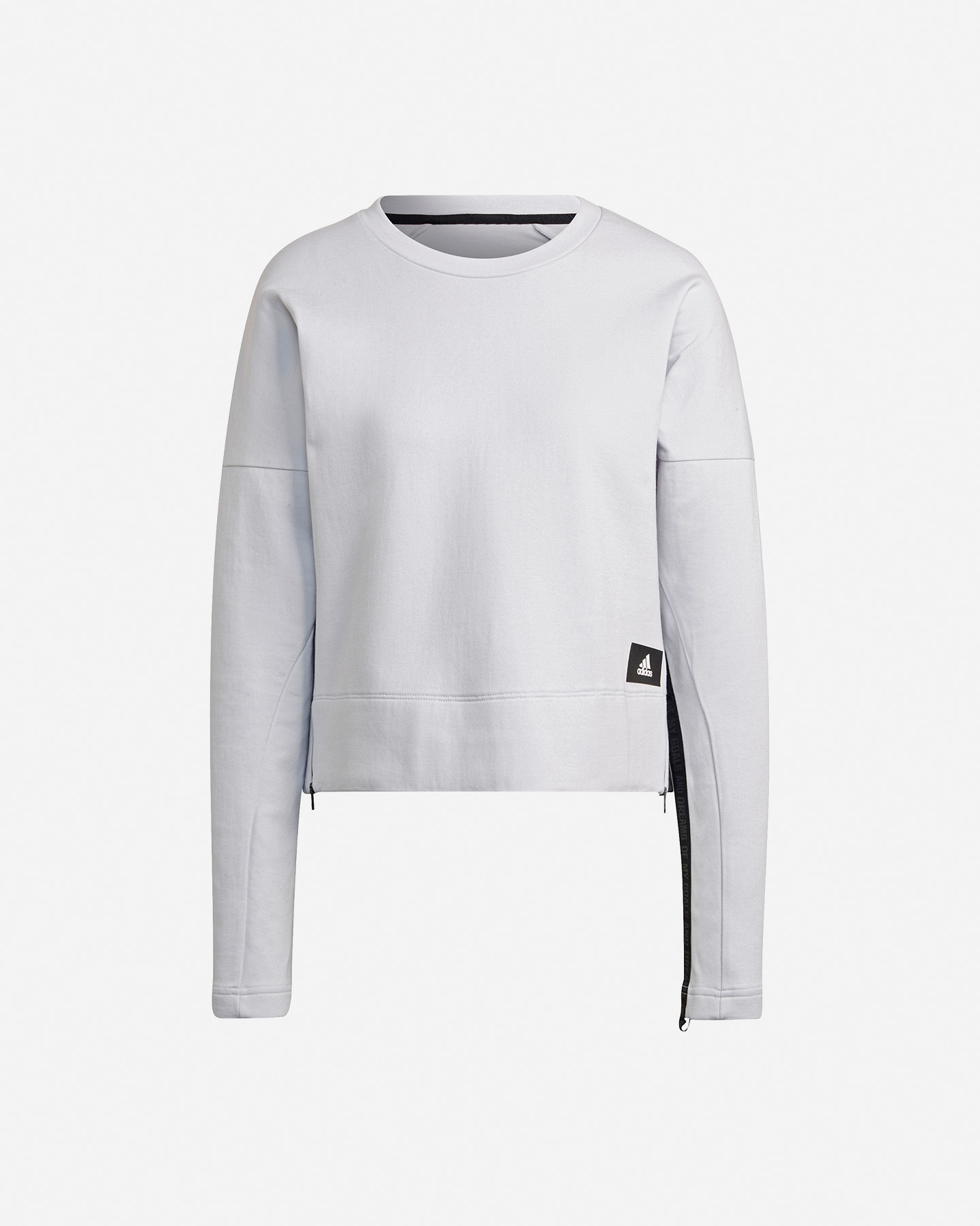 Felpa ADIDAS POLY CROP W - Bianco - 0 | Cisalfa Sport
