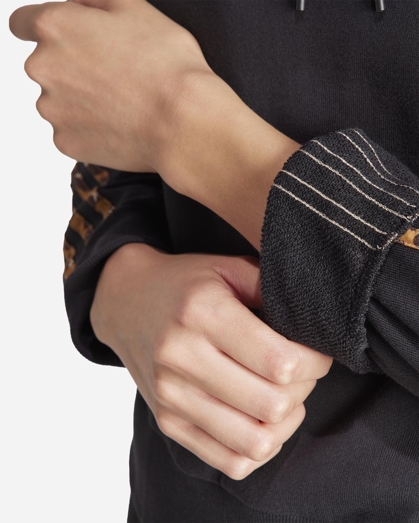 Felpa ADIDAS 3STRIPES W - Nero - 5 | Cisalfa Sport