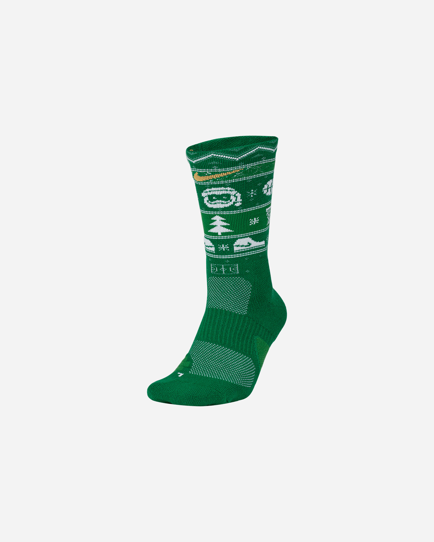 Calzettoni basket NIKE ELITE CREW-XMAS - Verde - 0 | Cisalfa Sport