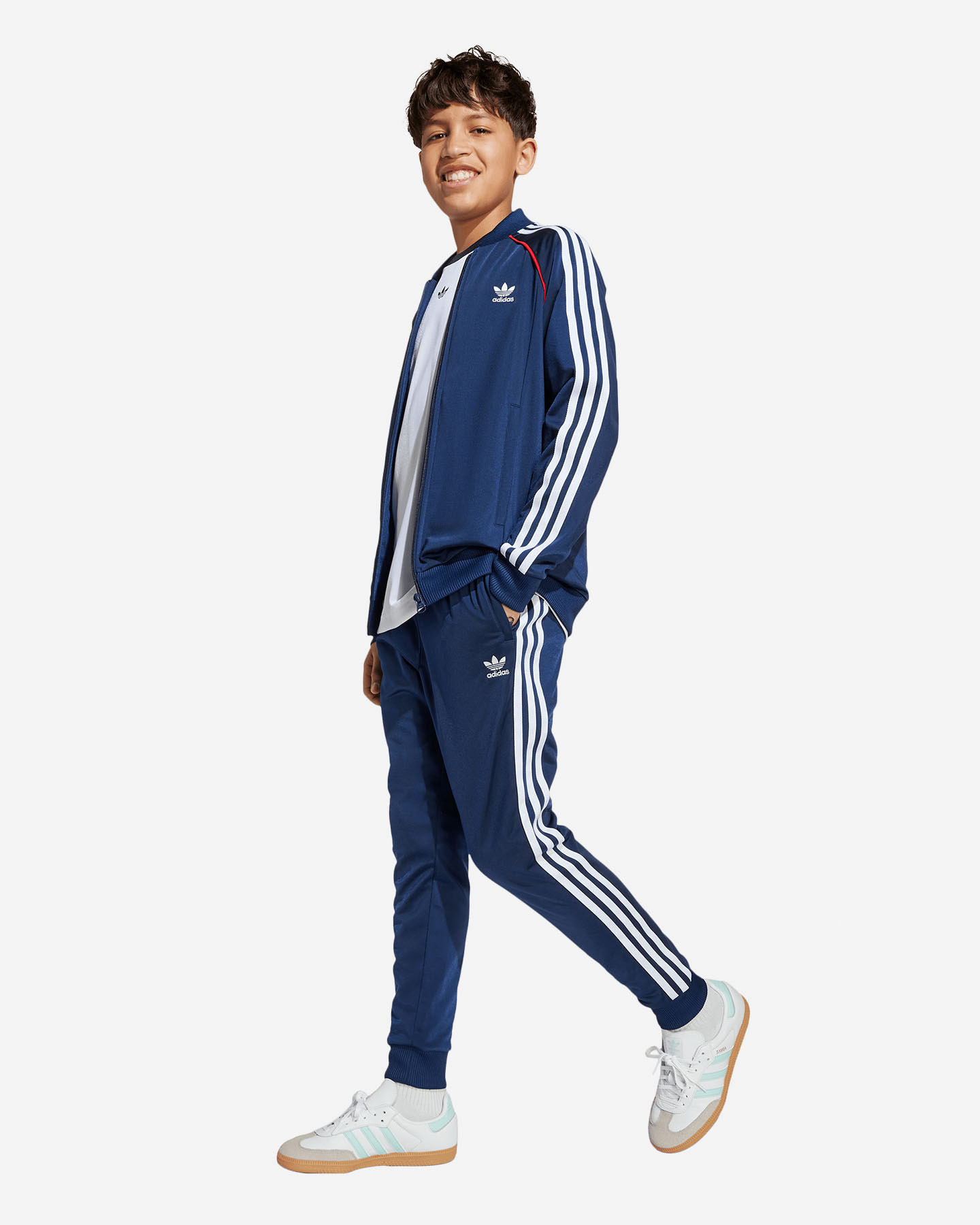 Pantalone ADIDAS SUPERICONS JR - Blu - 3 | Cisalfa Sport