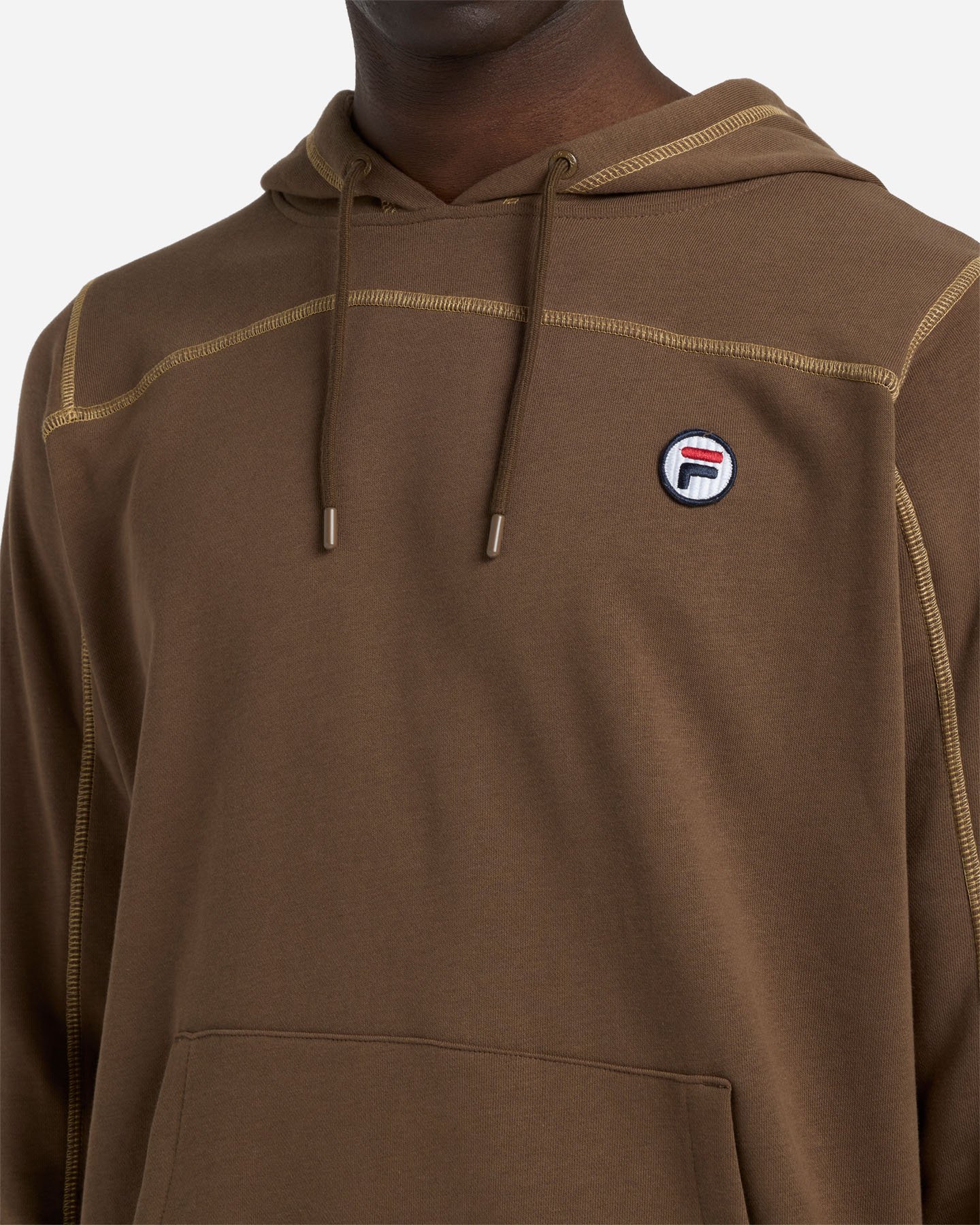 Felpa FILA SMALL PATCH M - Marrone - 4 | Cisalfa Sport
