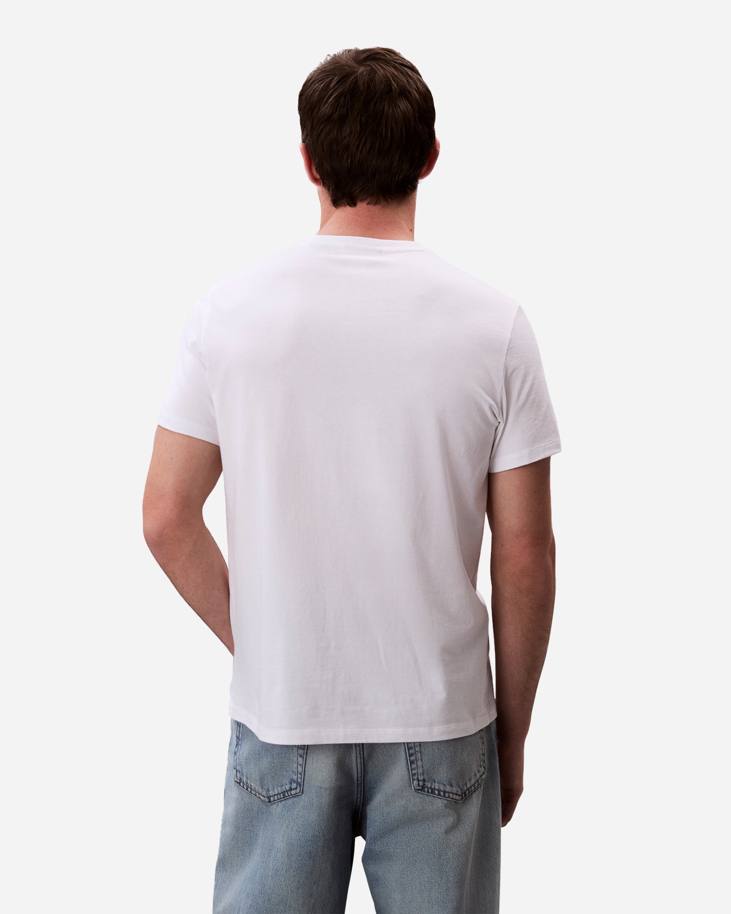 T-shirt CALVIN KLEIN JEANS BADGE M - Bianco - 3 | Cisalfa Sport