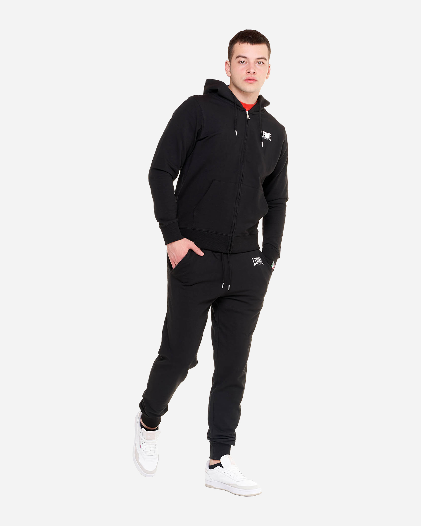 Felpa LEONE SMALL LOGO M - Nero - 1 | Cisalfa Sport