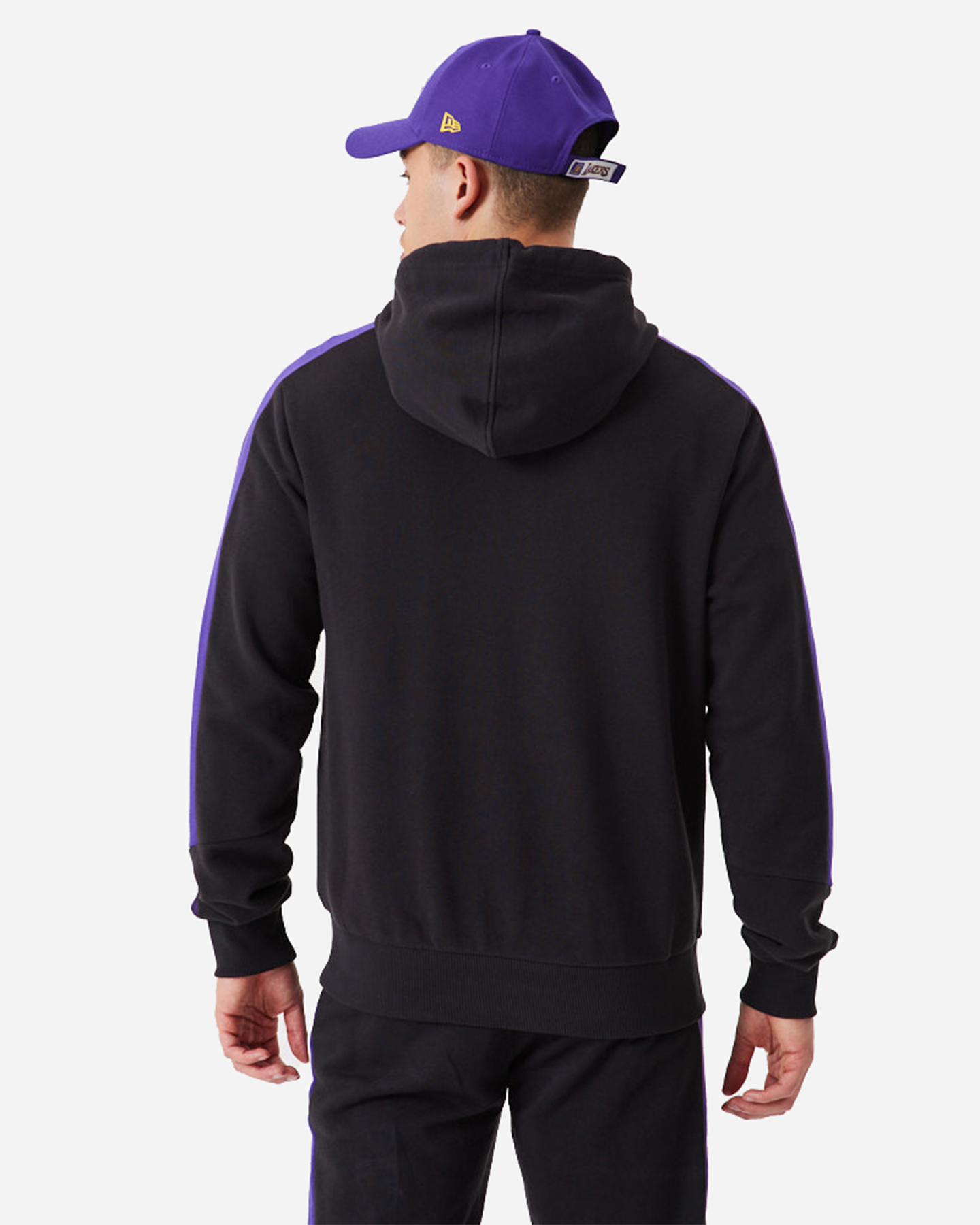 Felpa NEW ERA SCRIPT LA LAKERS  - Nero - 1 | Cisalfa Sport