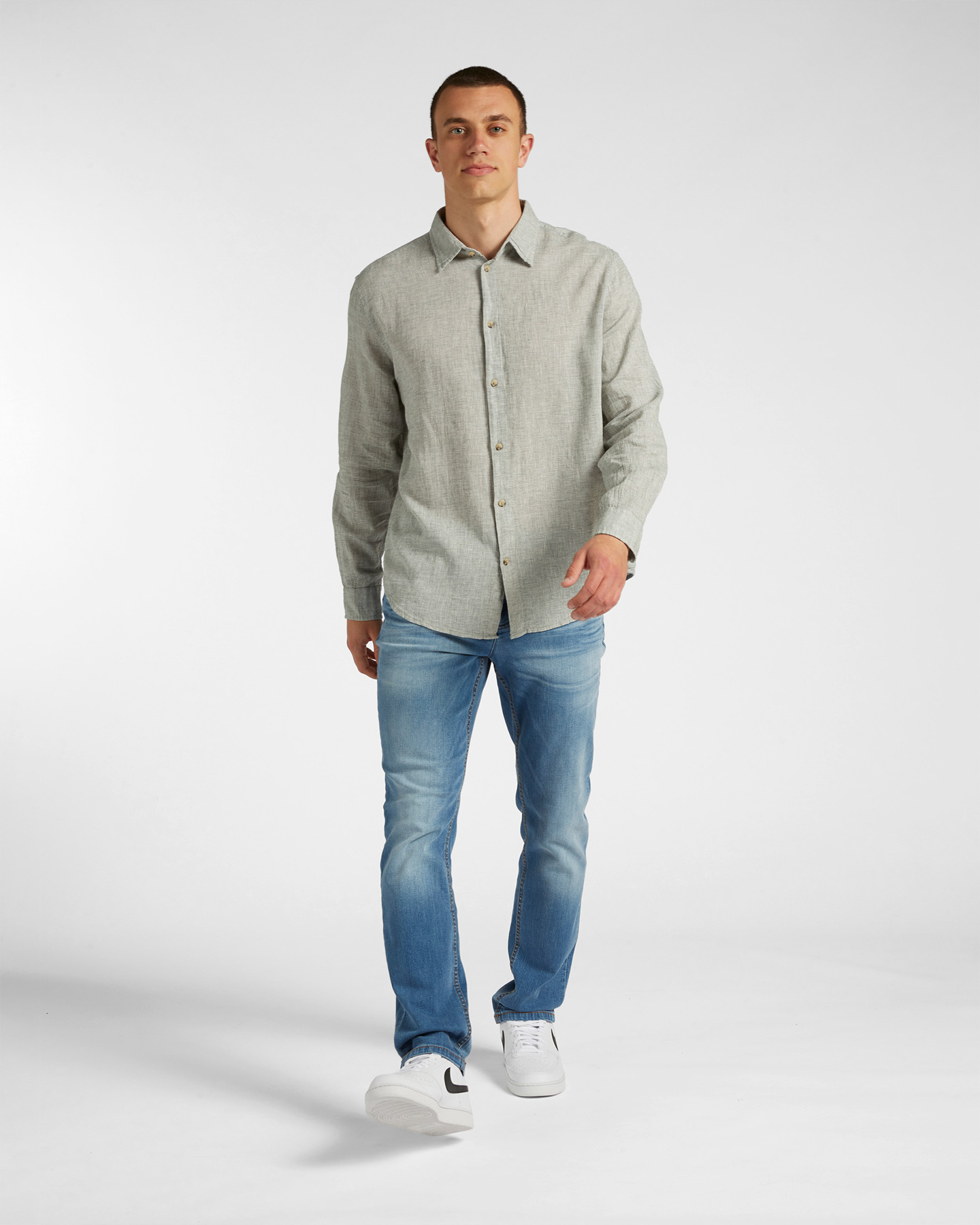 Camicia DACK'S LINEN COLLECTION M - Verde - 3 | Cisalfa Sport