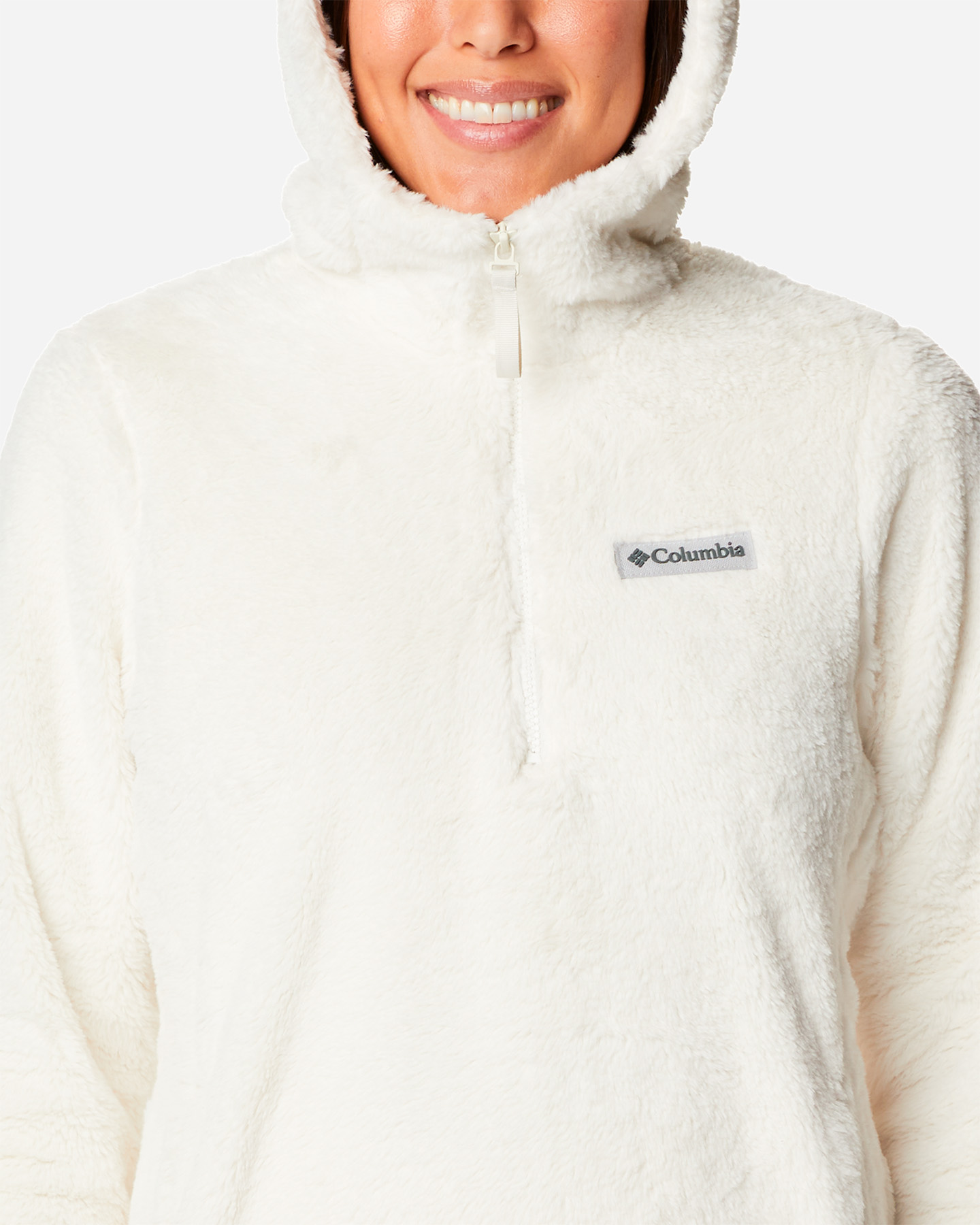 Felpa COLUMBIA BUNDLE UP SHERPA W - Bianco - 4 | Cisalfa Sport