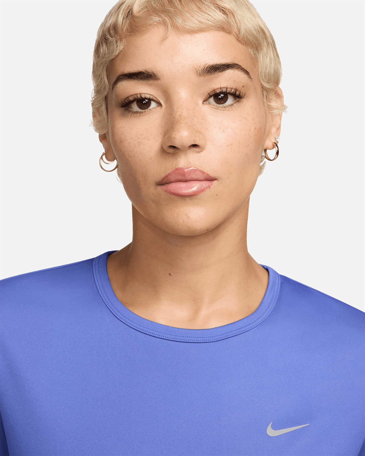 T-shirt running NIKE TEMPO W - Viola - 2 | Cisalfa Sport