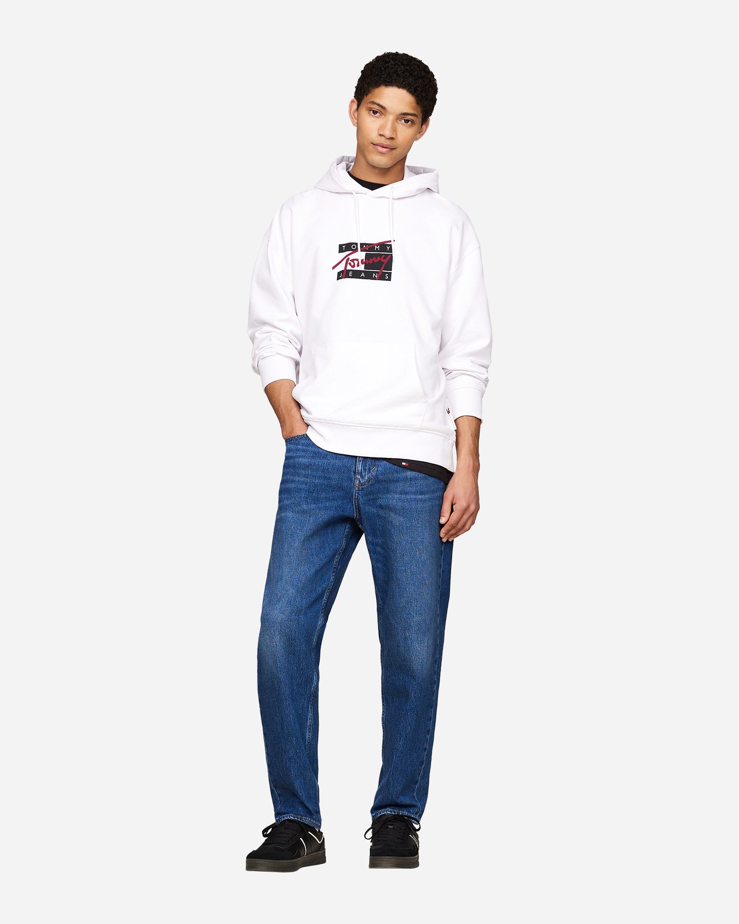 Felpa TOMMY HILFIGER LOGO GRAFFITI M - Bianco - 3 | Cisalfa Sport