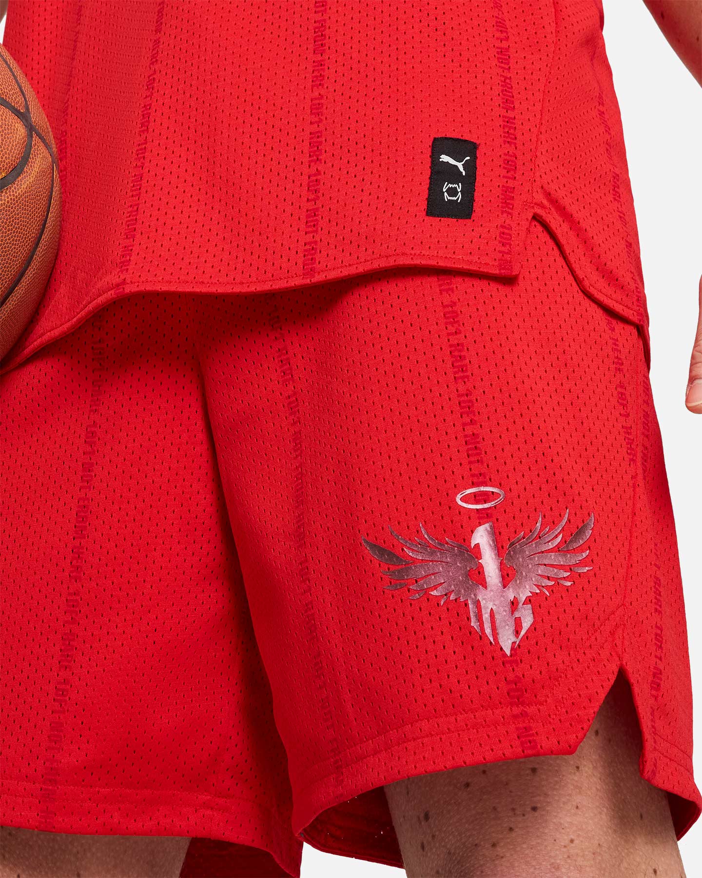 Pantaloncini basket PUMA MELO ALWAYZ ON M - Rosso - 4 | Cisalfa Sport